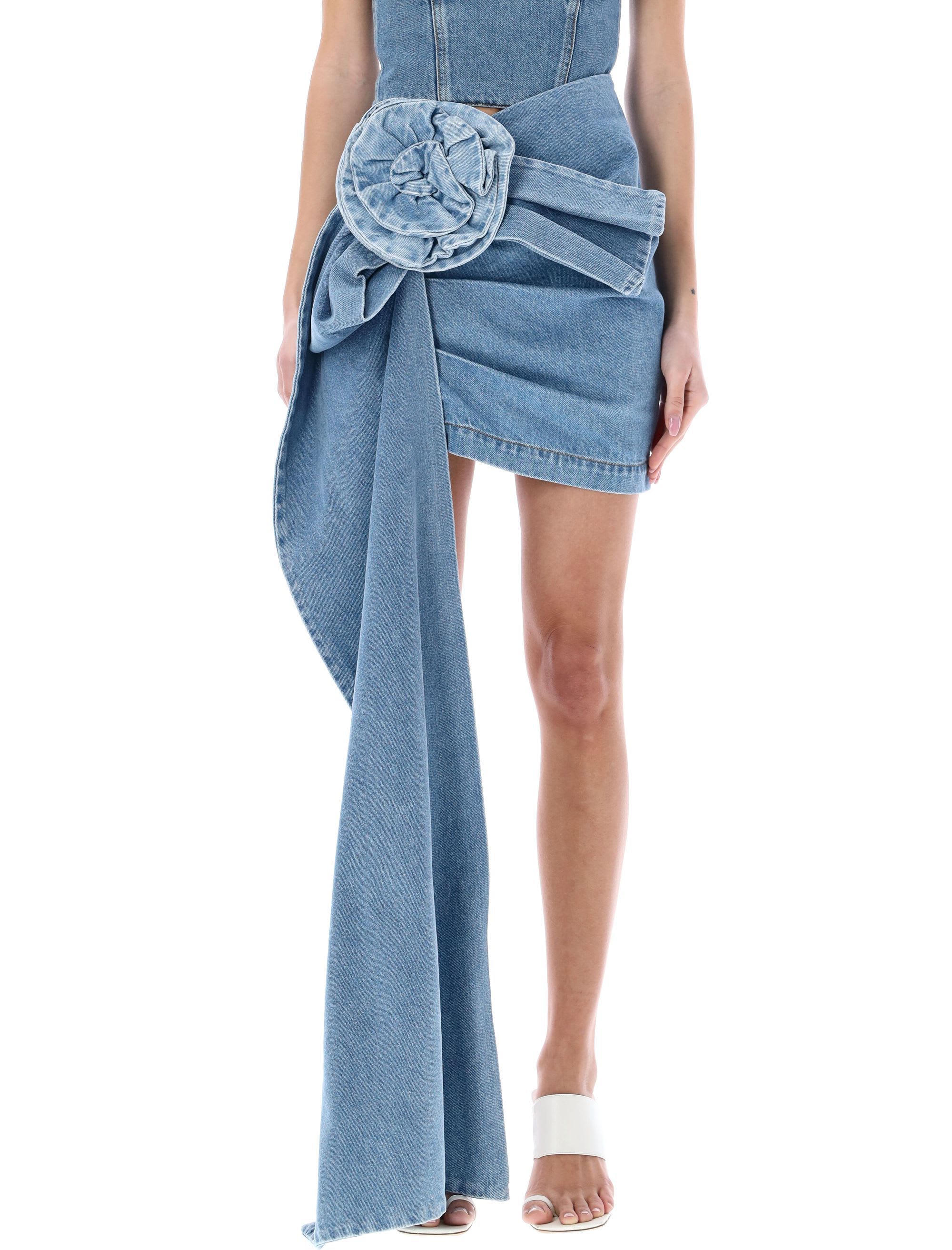 【関税込み】MAGDA BUTRYM CRINKLE TAFFETA ROSE MINI SKIRT CRINKLE TAFFETA ROSE MINI SKIRT | Soho Soho Eshop