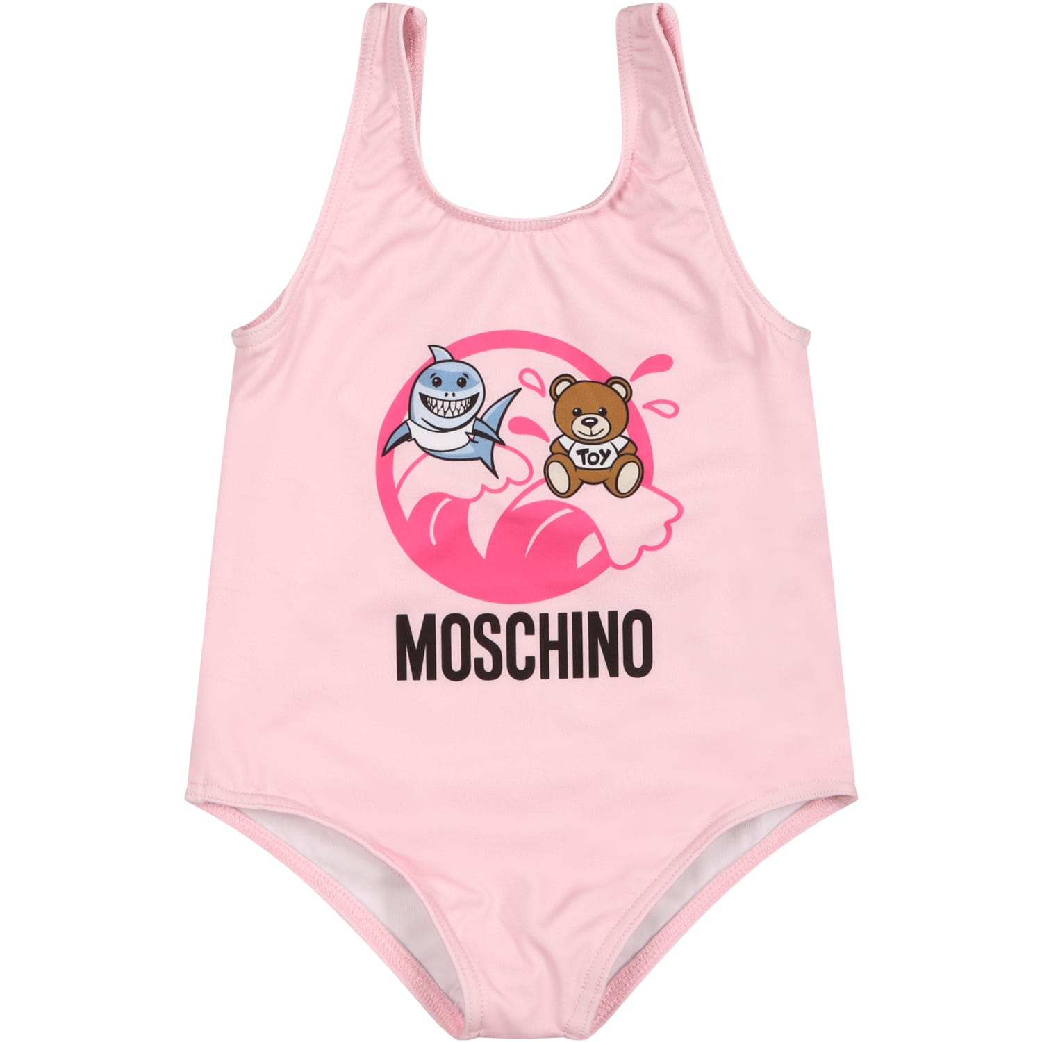 moschino pink swimsuit