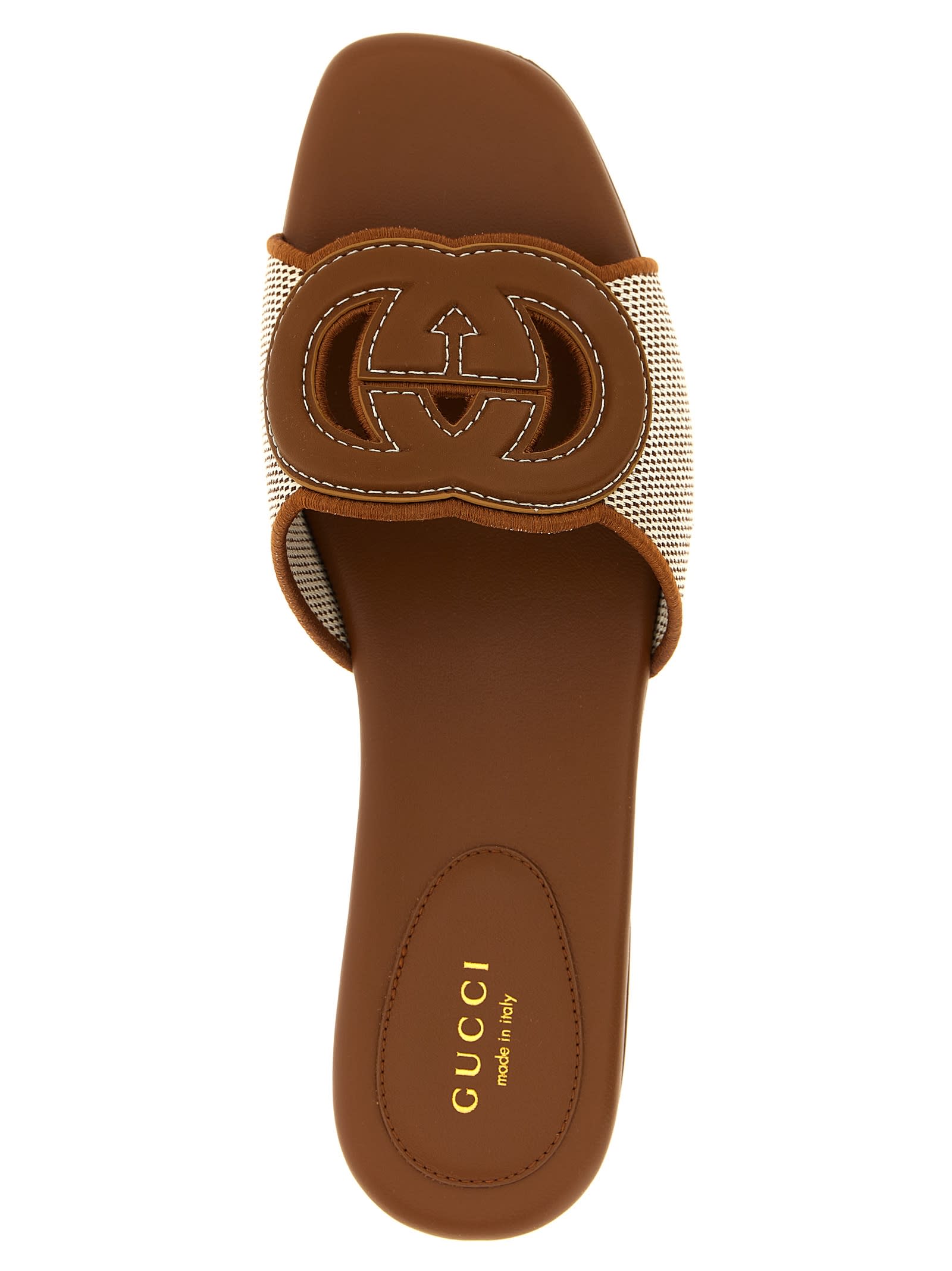【関税込み】gucci Incrocio GG' sandals Gucci 'incrocio Gg' Sandals | italist