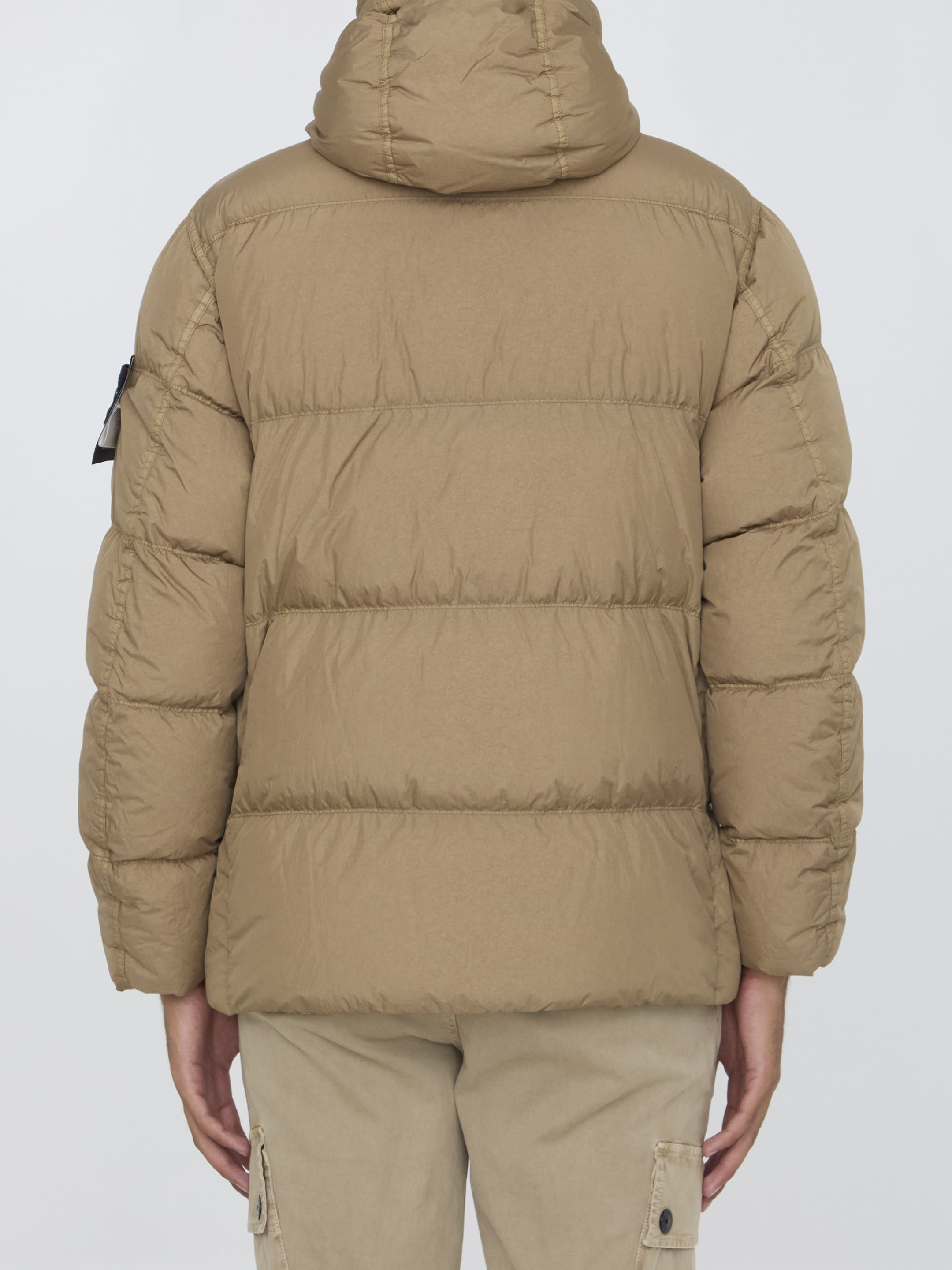 Stone Island Crinkle Reps R-ny Down Jacket | italist, ALWAYS Stone Island Crinkle Reps R-ny Down Jacket | italist, ALWAYS