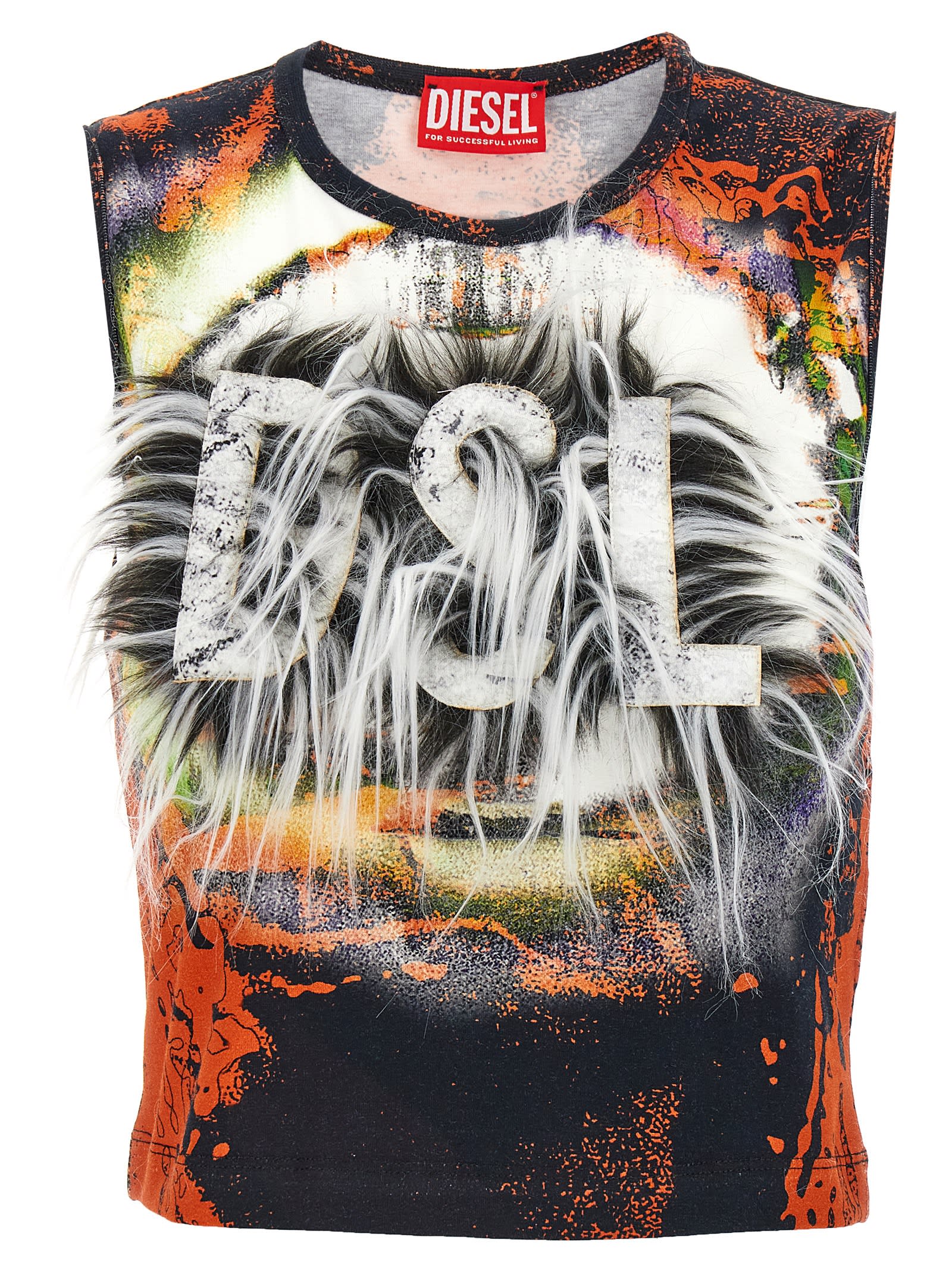 Diesel 't-grafite' Top | italist