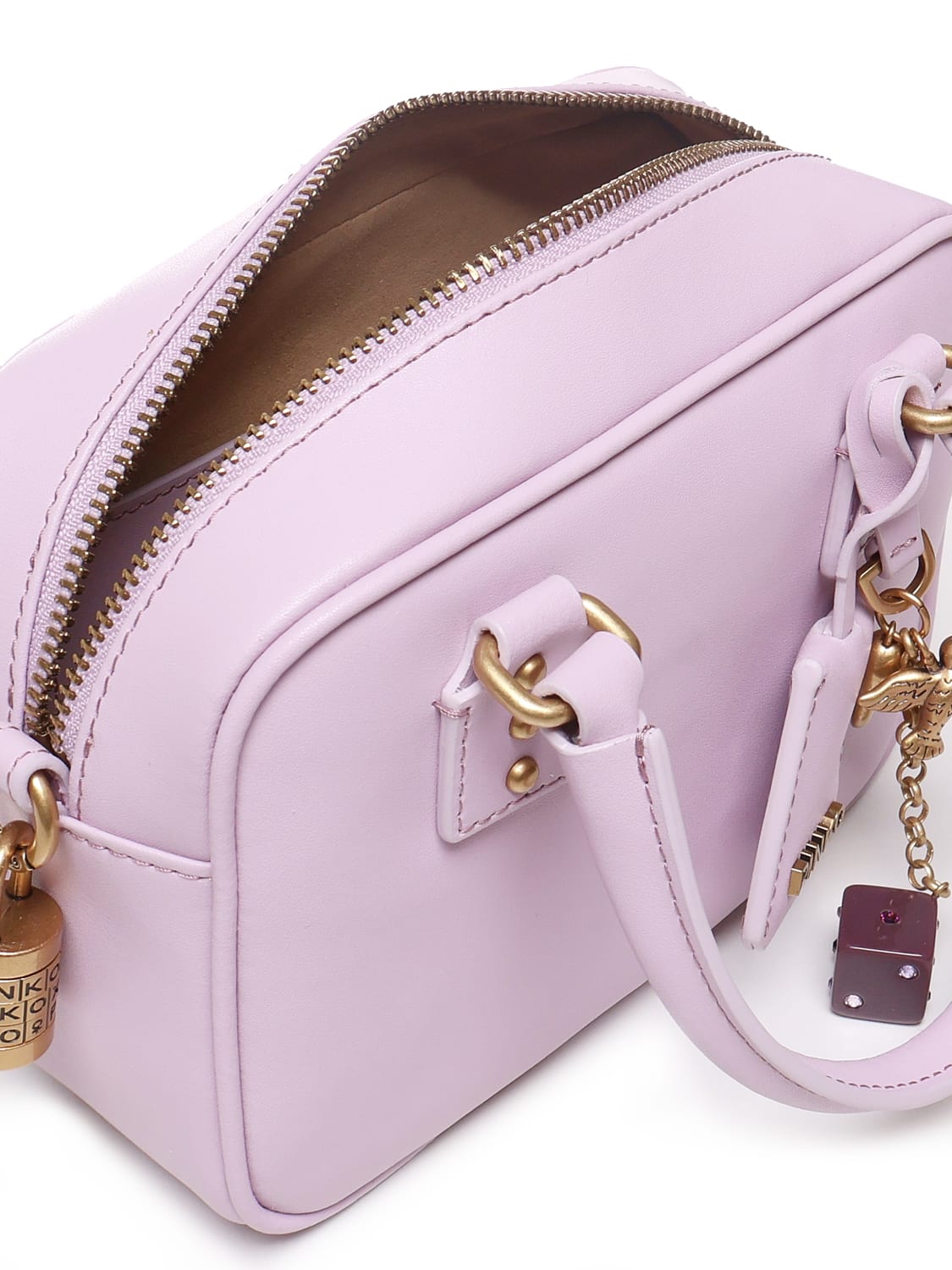 Pinko Mini Bowling Bag In Leather | italist