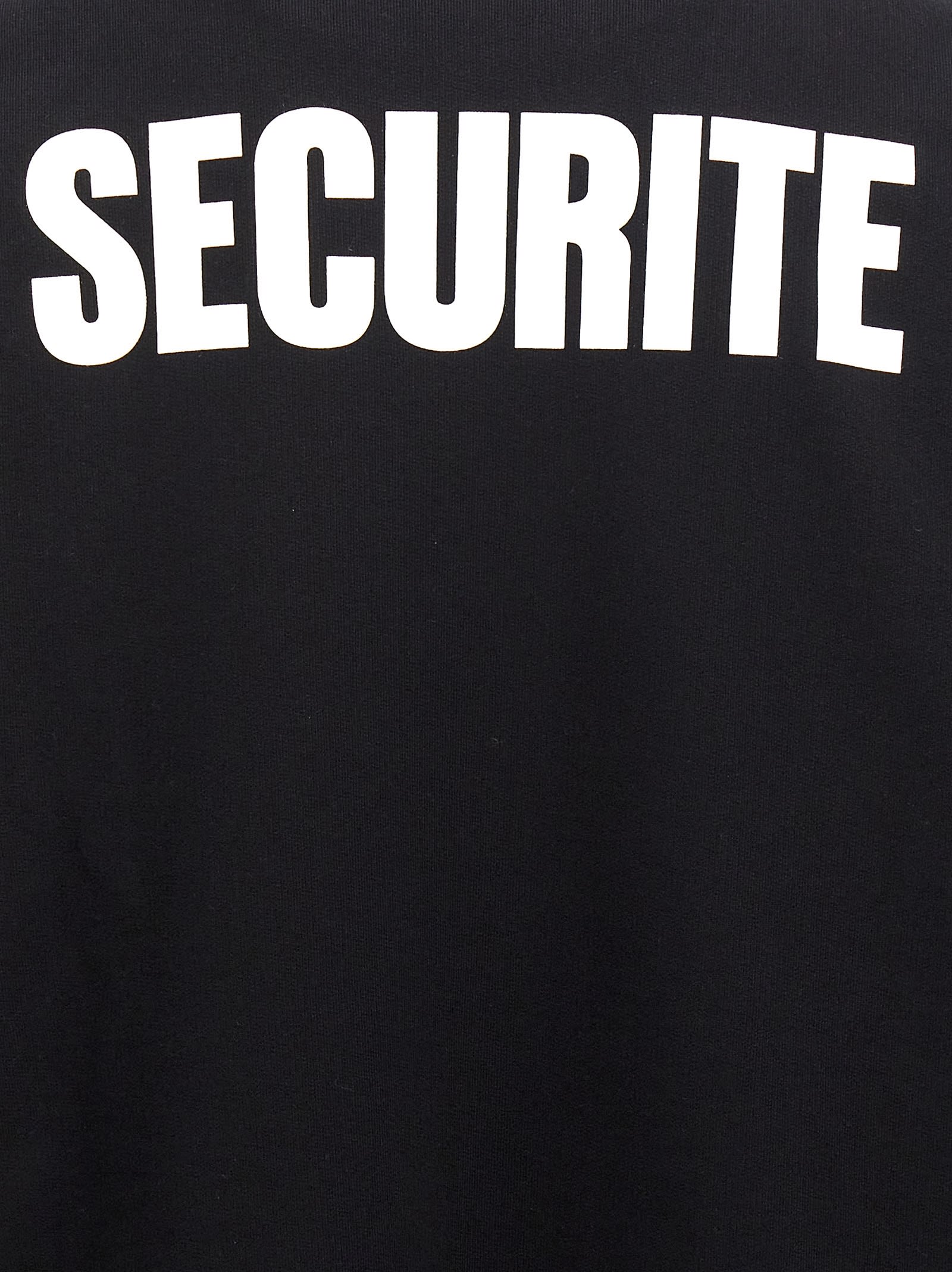 VETEMENTS 'polizei/securite' Sweatshirt | italist