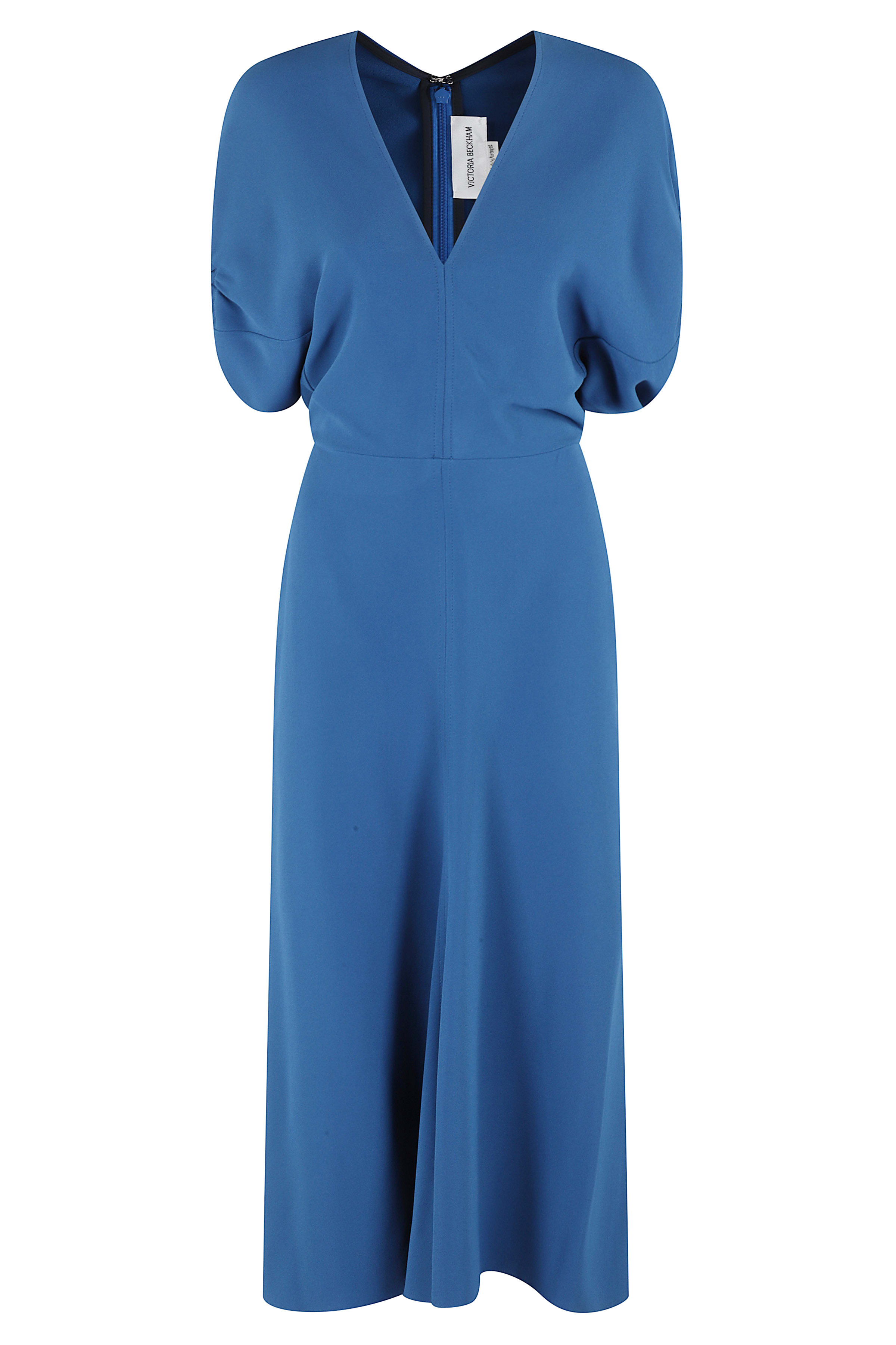 Victoria Beckham Blouson Detail Midi Dress | italist, ALWAYS