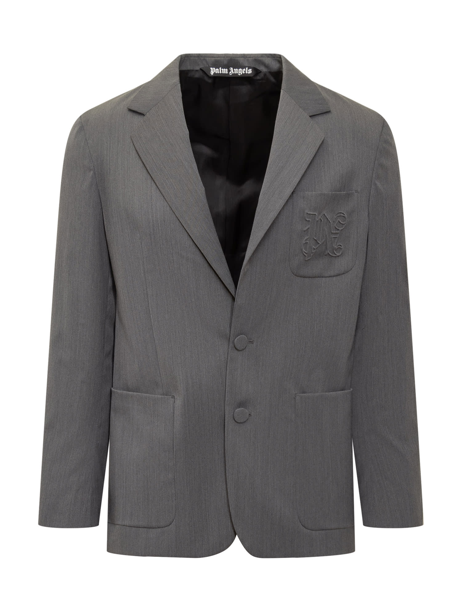 【関税込み】PALM ANGELS 'Monogram Pocket' blazer Palm Angels Monogram Pocket Blazer | italist