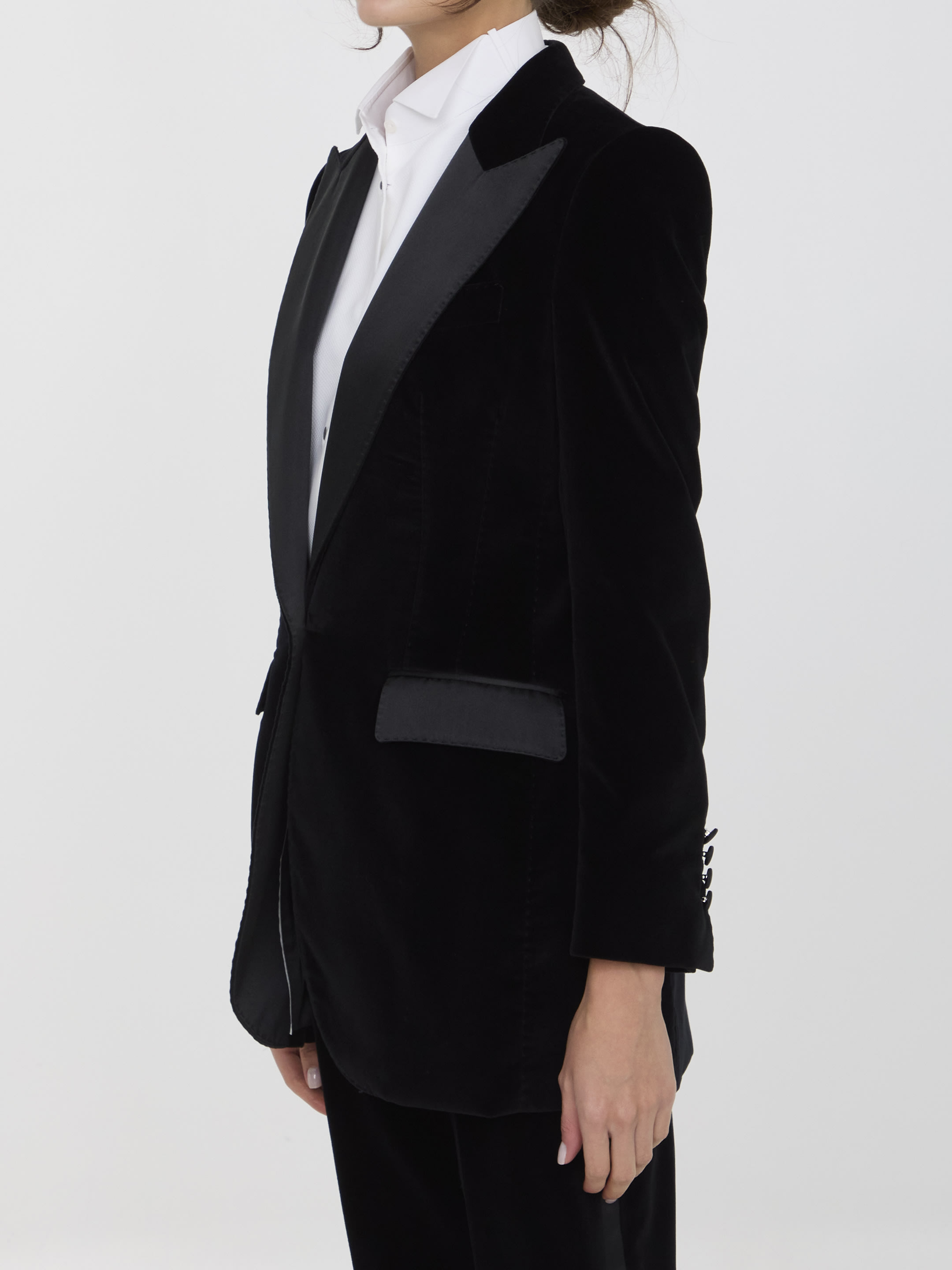 Dolce & Gabbana Velvet Tuxedo Jacket | italist