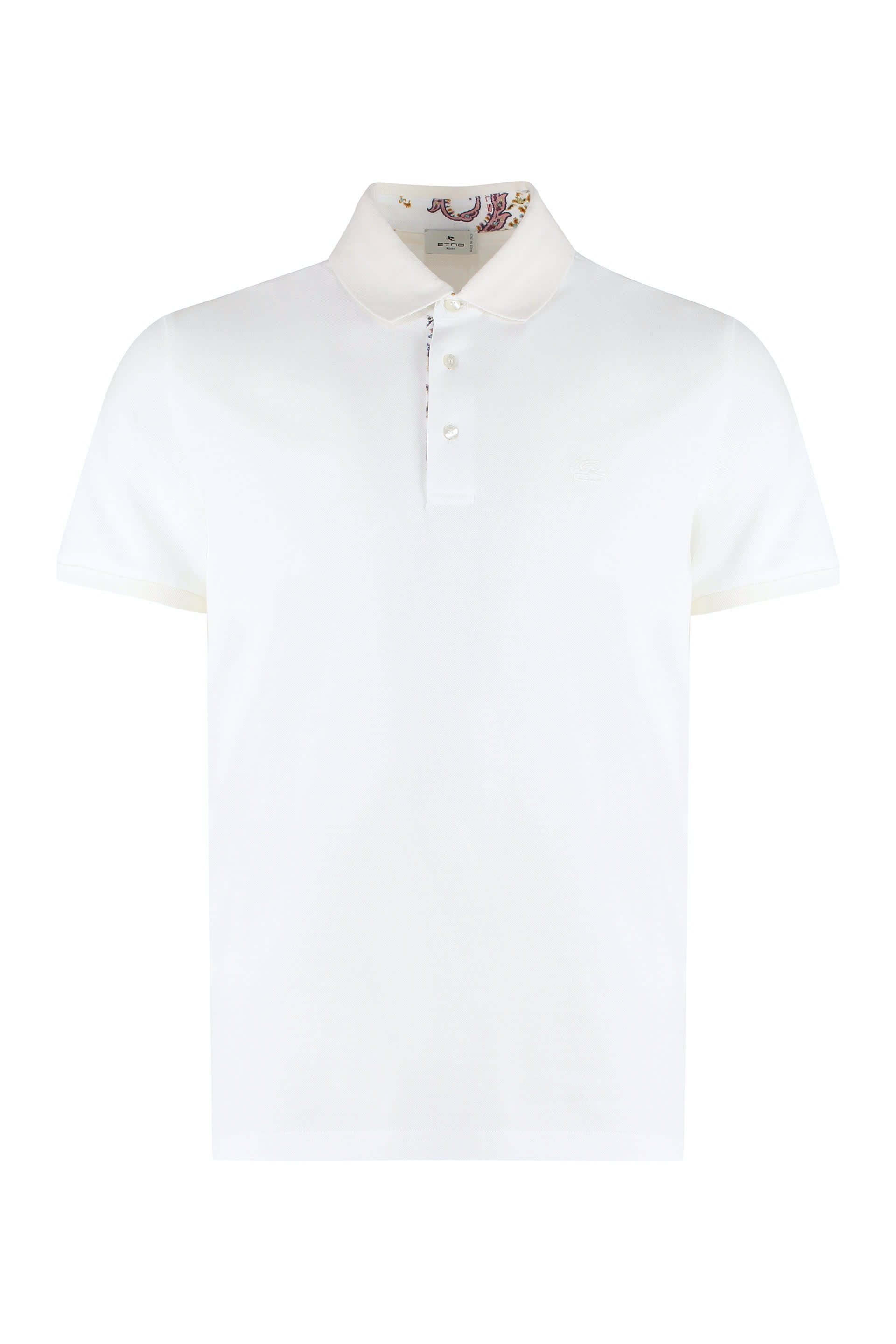 【送料&関税込】Etro Short Sleeve Cotton Polo Shirt Etro Short Sleeve Cotton Polo Shirt | italist