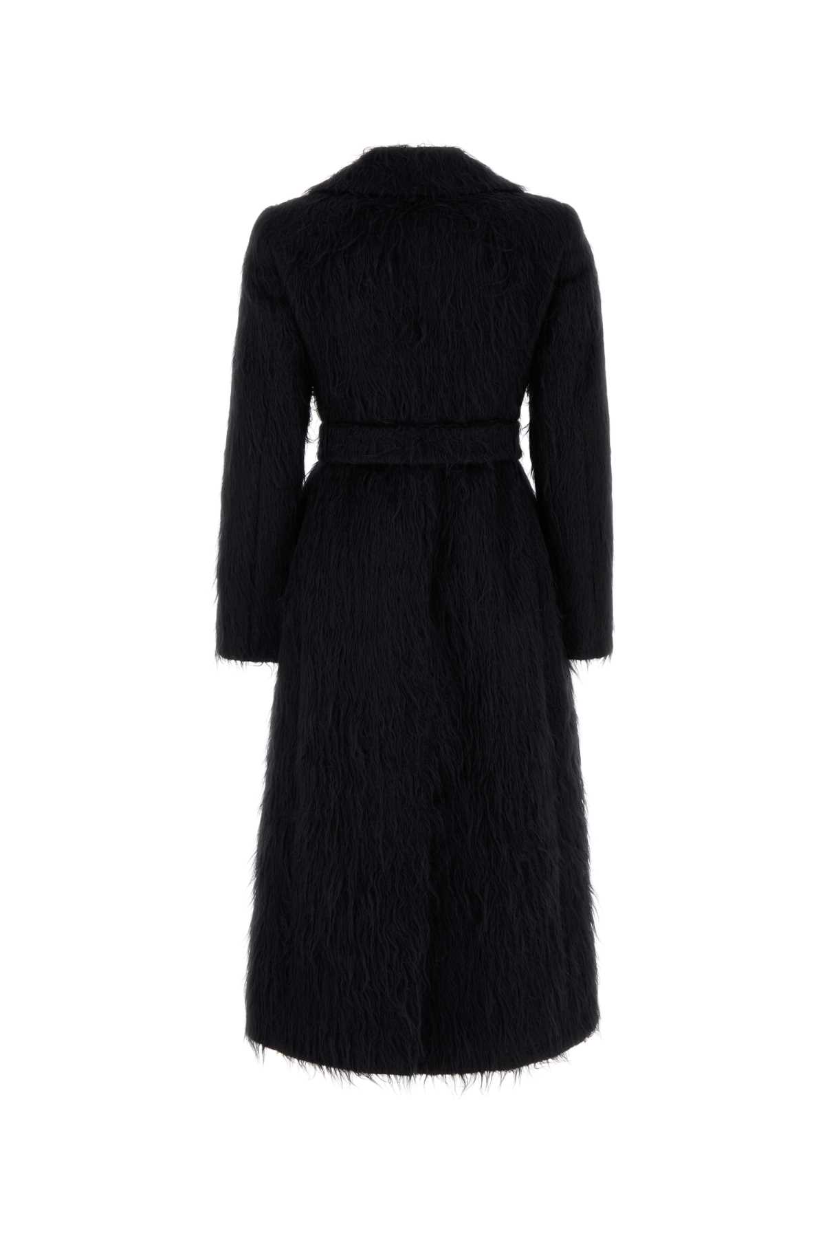 コート SPORTMAX Black alpaca blend Modico coat SportMax Black Alpaca Blend Modico Coat | italist