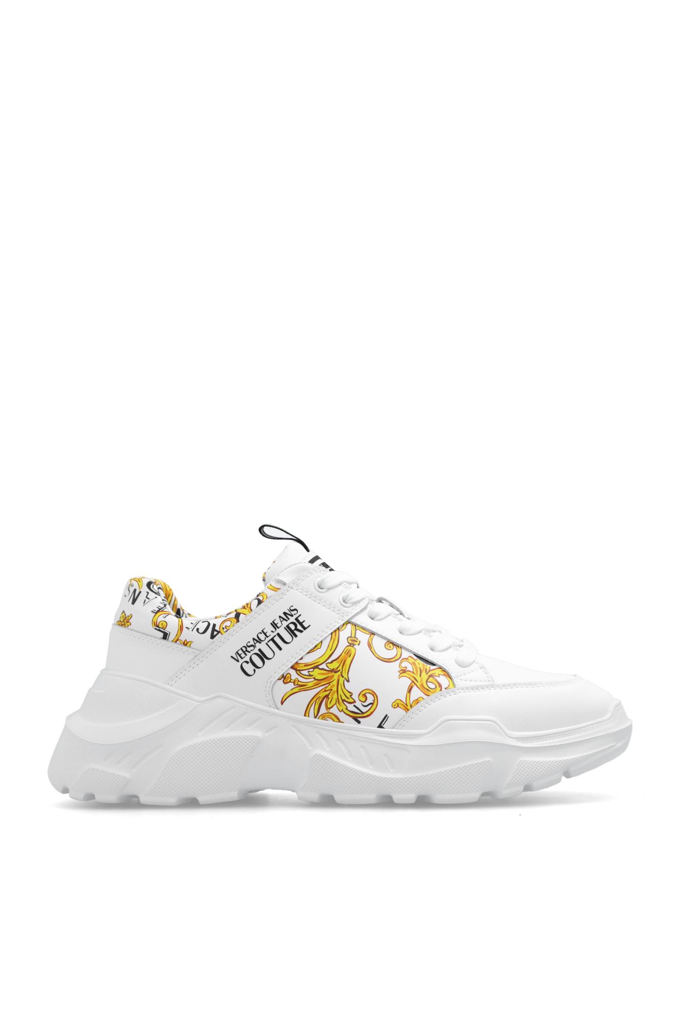 【関税&送料込】VERSACE JEANS COUTURE Sneakers White Versace Jeans Couture Speedtrack Triple White Sneaker