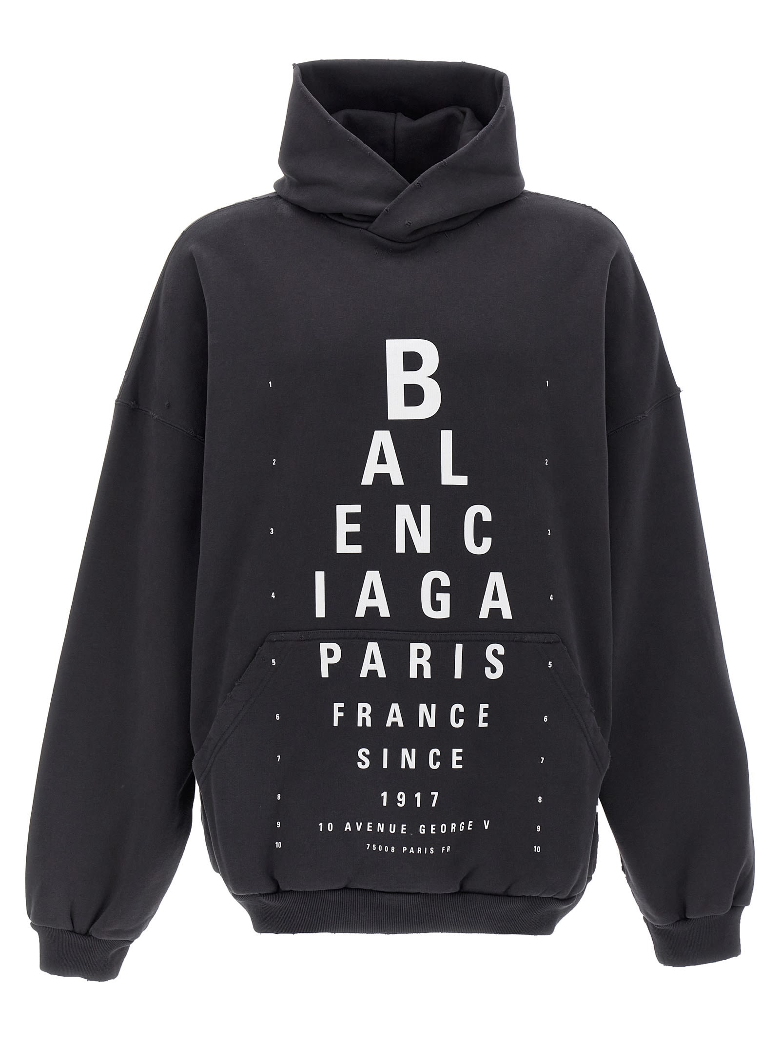 【送料&関税込】Balenciaga optical Hoodie BALENCIAGA WOMEN'S OPTICAL HOODIE OVERSIZED FIT