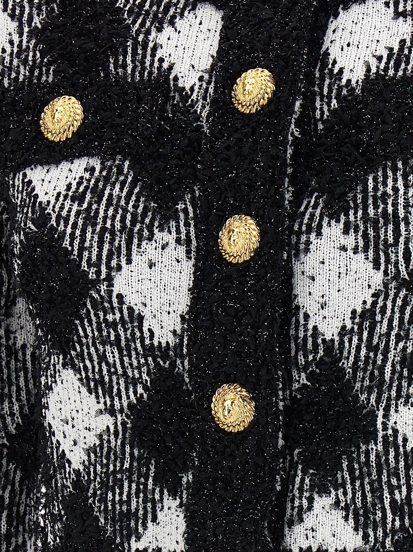 Balmain Vichy Tweed Short Jacket | italist