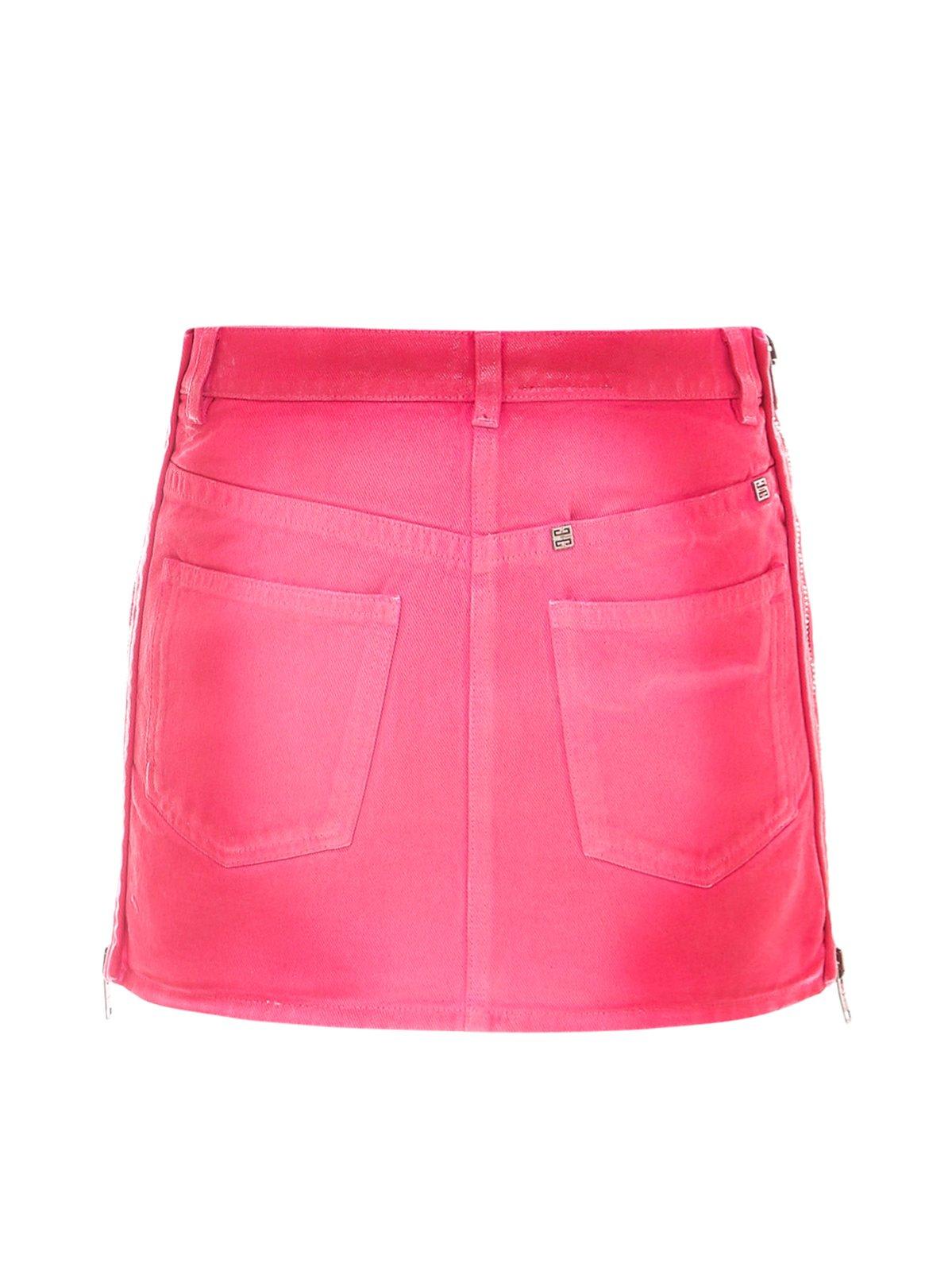 スカート GIVENCHY Denim mini skirt Givenchy Denim skirt with back pockets and belt loops | The