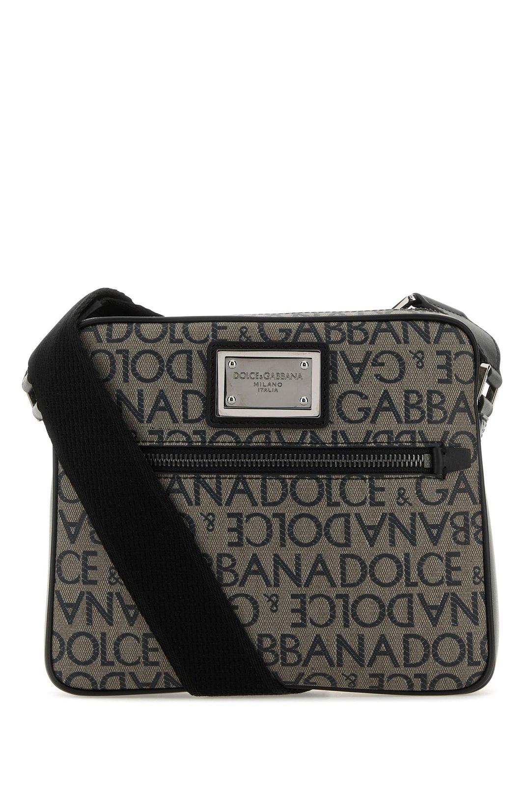 Dolce & Gabbana Logo Plaque Small Shoulder Bag | italist