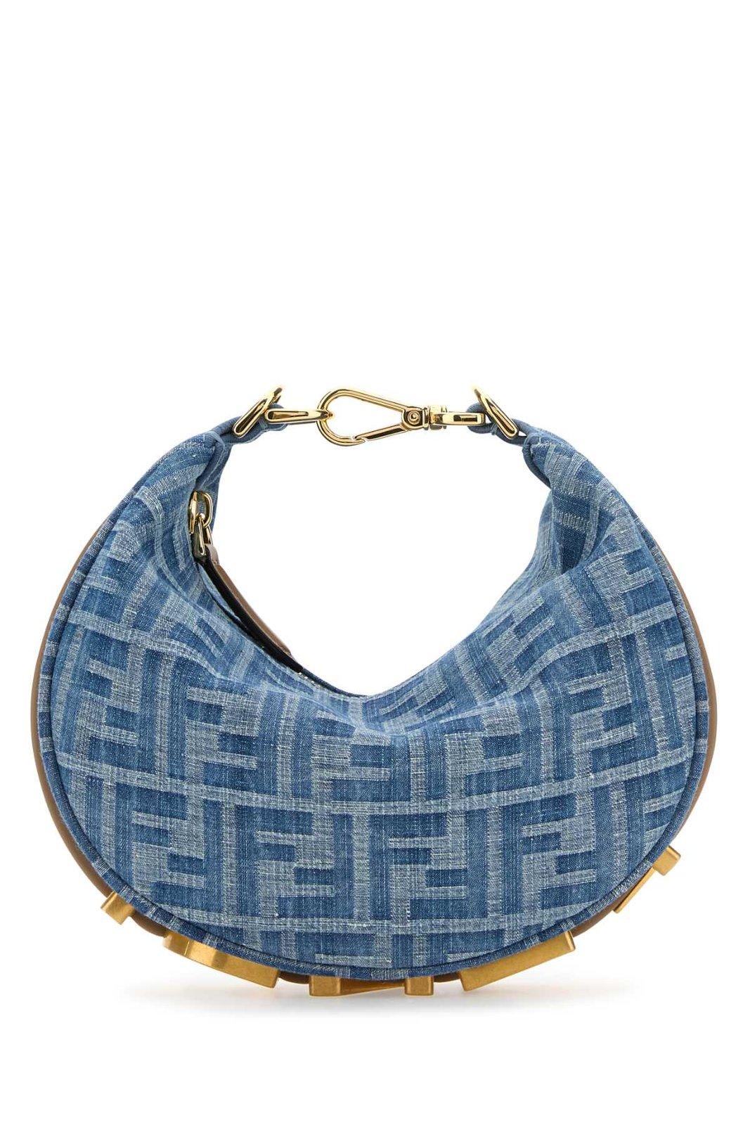 トートバッグ Fendi Fendigraphy Small Bag Fendigraphy Mini Denim Tote Bag | italist