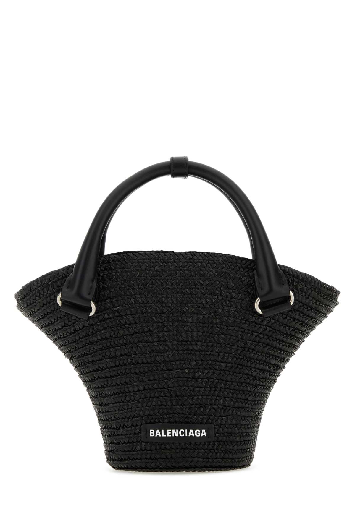 【送料&関税込】Balenciaga Straw Mini Beach Handbag Balenciaga Black Straw Mini Beach Handbag | italist, ALWAYS