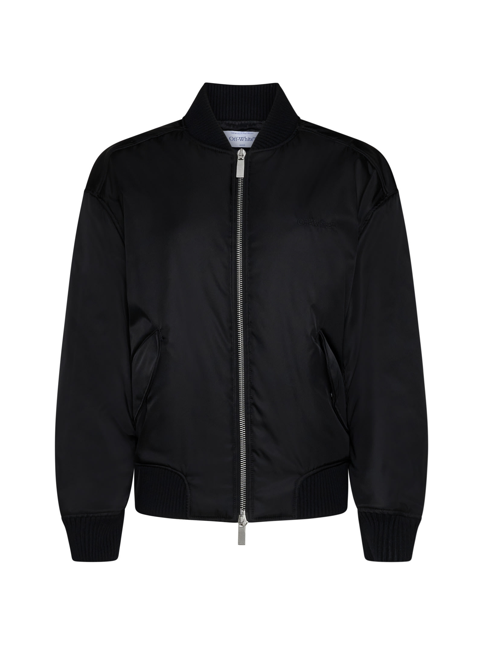 ジャケット OFF-WHITE BLACK NYLON BLEND BOMBER JACKET Off-White Black Nylon Blend Bomber Jacket | italist, ALWAYS