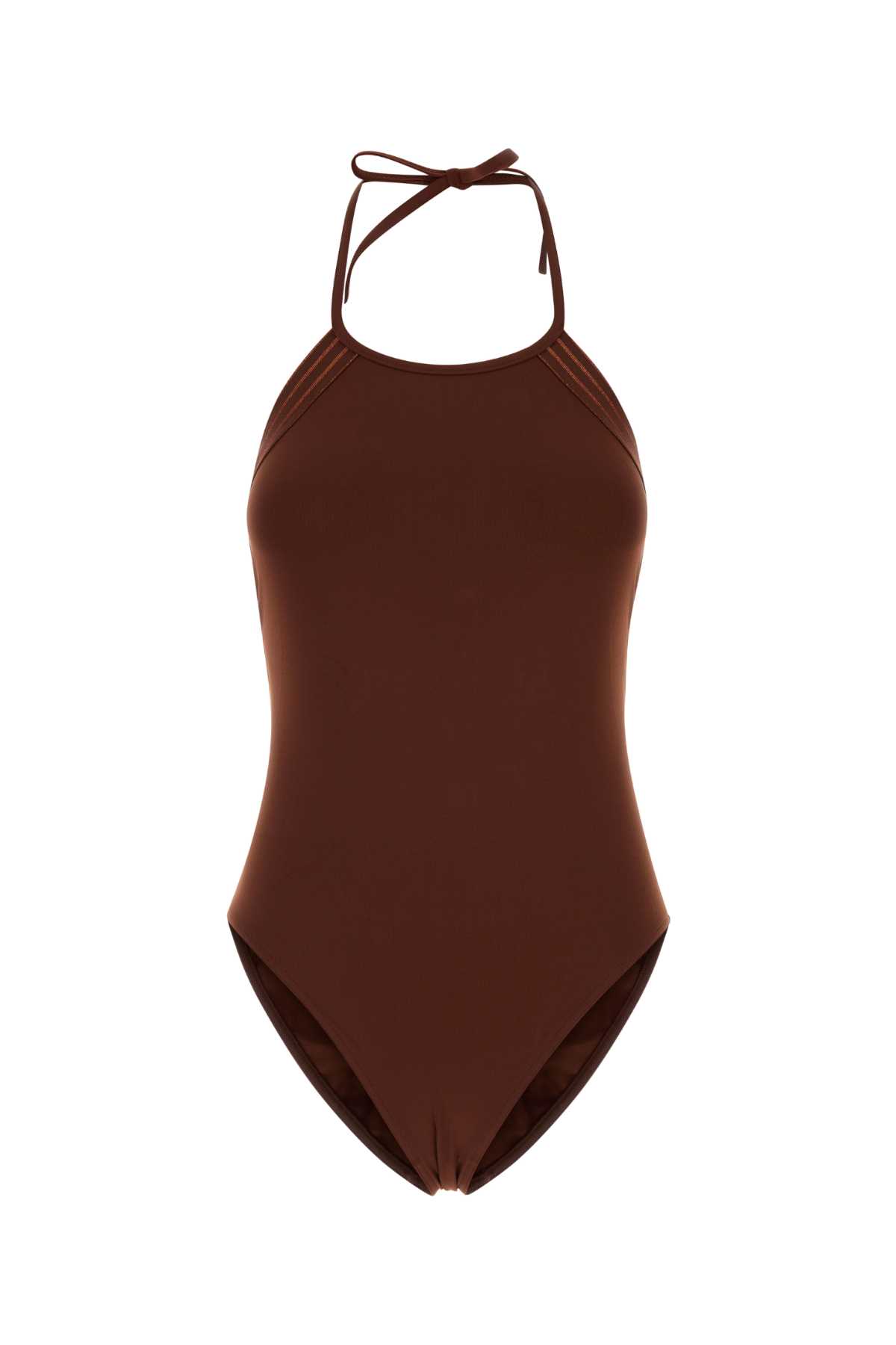ワンピース水着 ERES Brown stretch nylon Sillage swimsuit (012517 TORTUE) Eres Brown Stretch Nylon Numero Swimsuit | italist