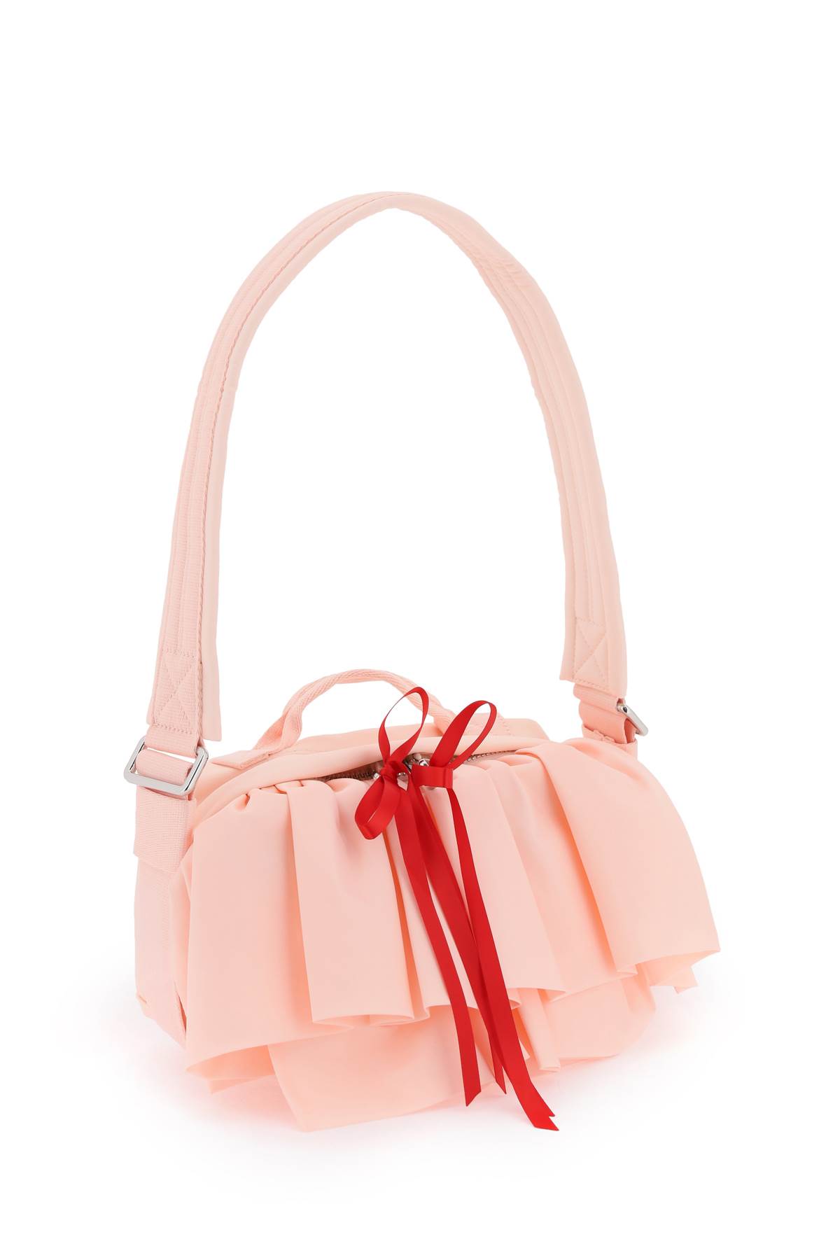 Ruffled Crossbody Bag in Pink - Simone Rocha