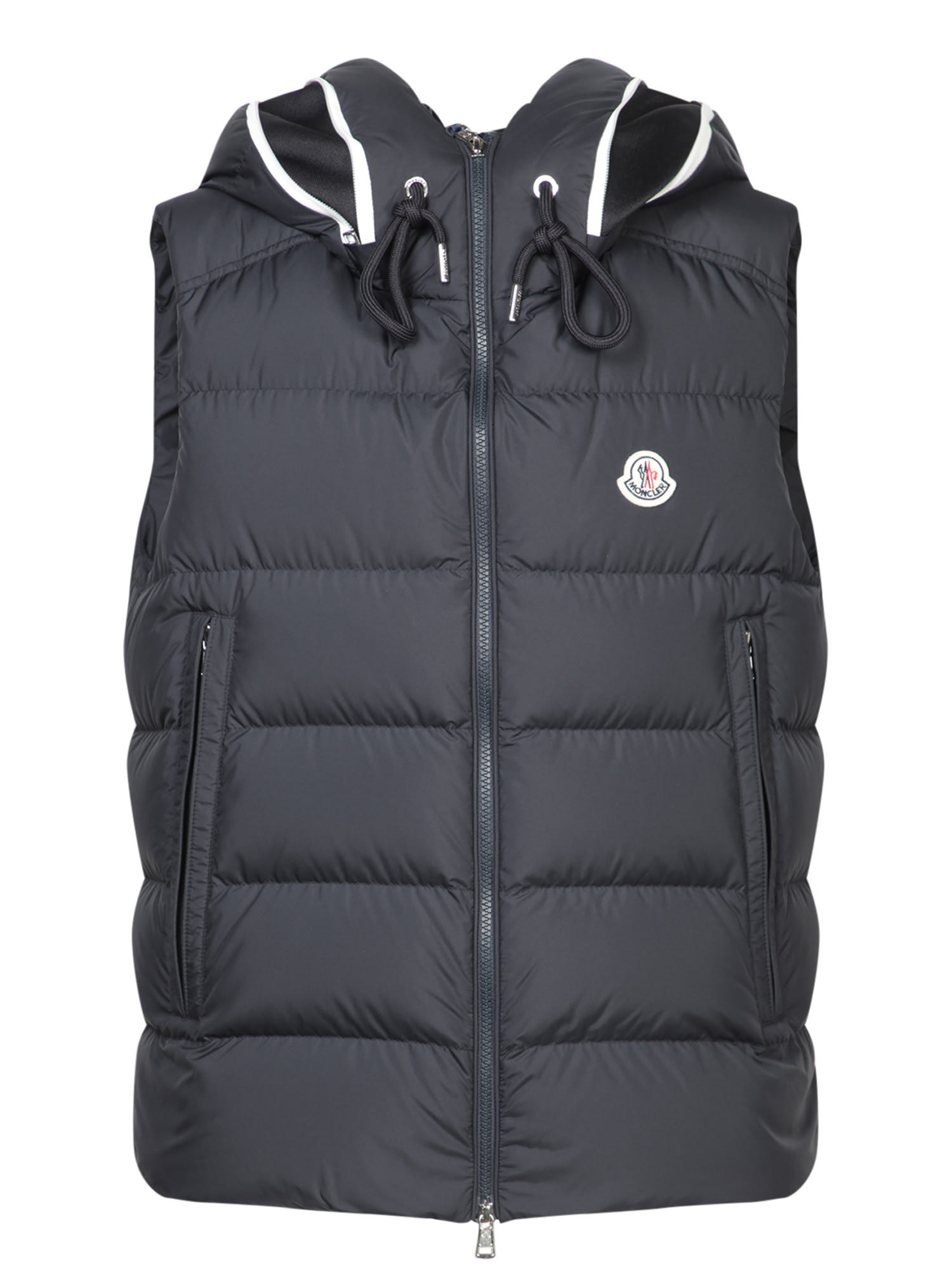 Moncler Cardamine Blue Down Vest | italist