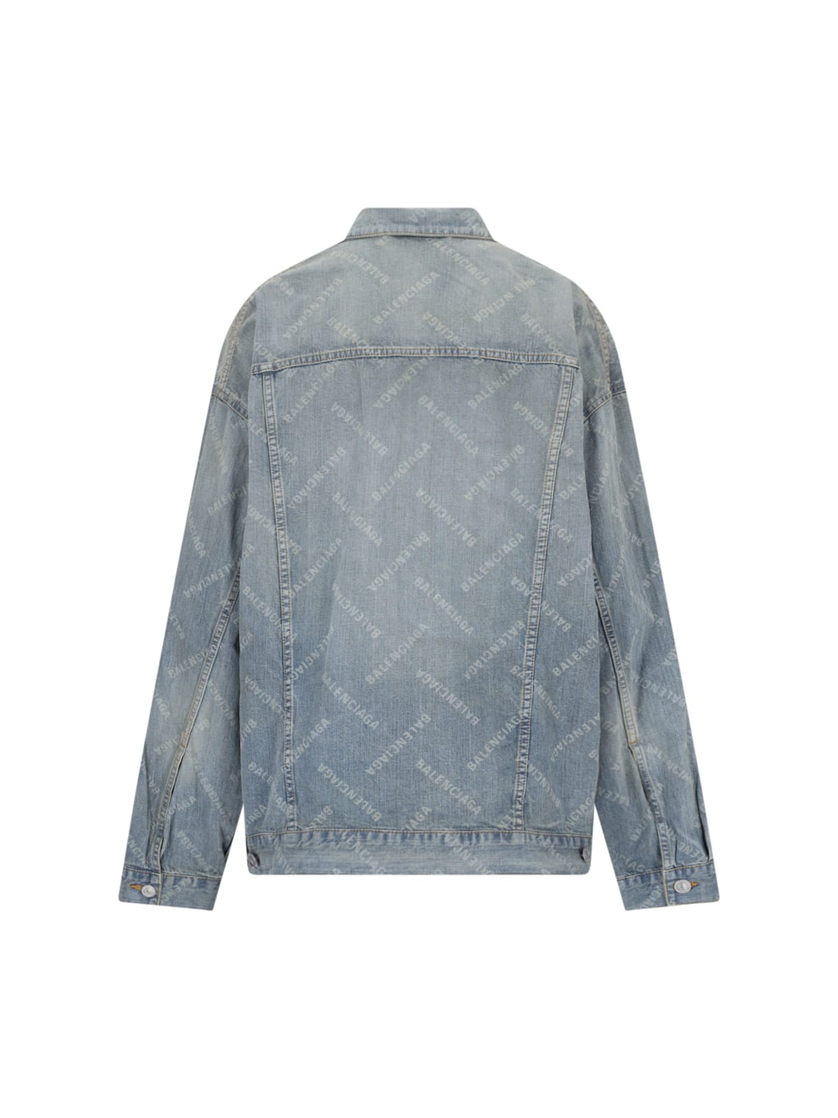 【関税&送料込】Balenciaga Denim Jacket Balenciaga - Printed denim jacket Denim - The Corner