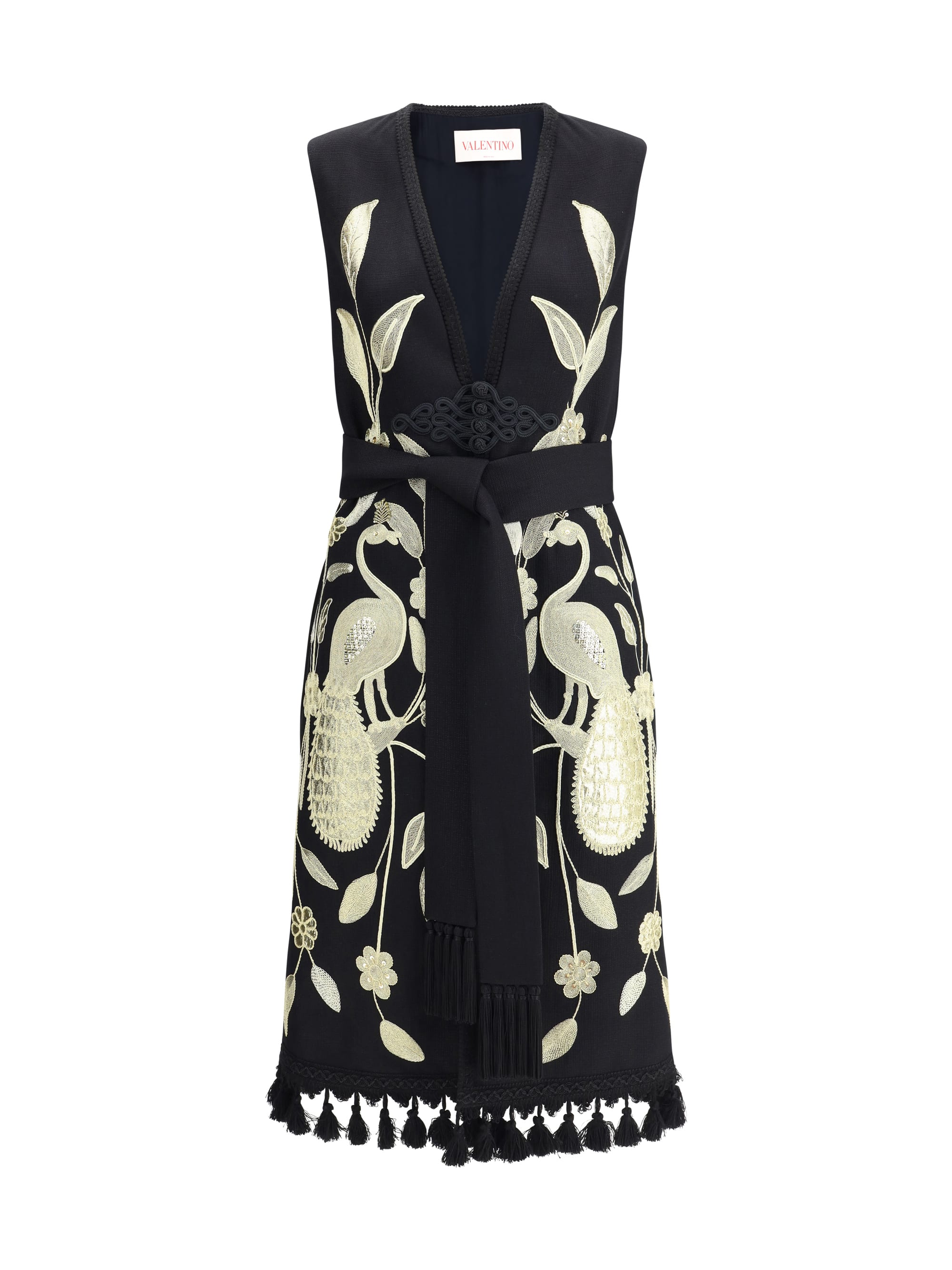 【送料&関税込】Valentino Embroidered Long Vest 7ea8f8d3da20f5c404894179c48d3f
