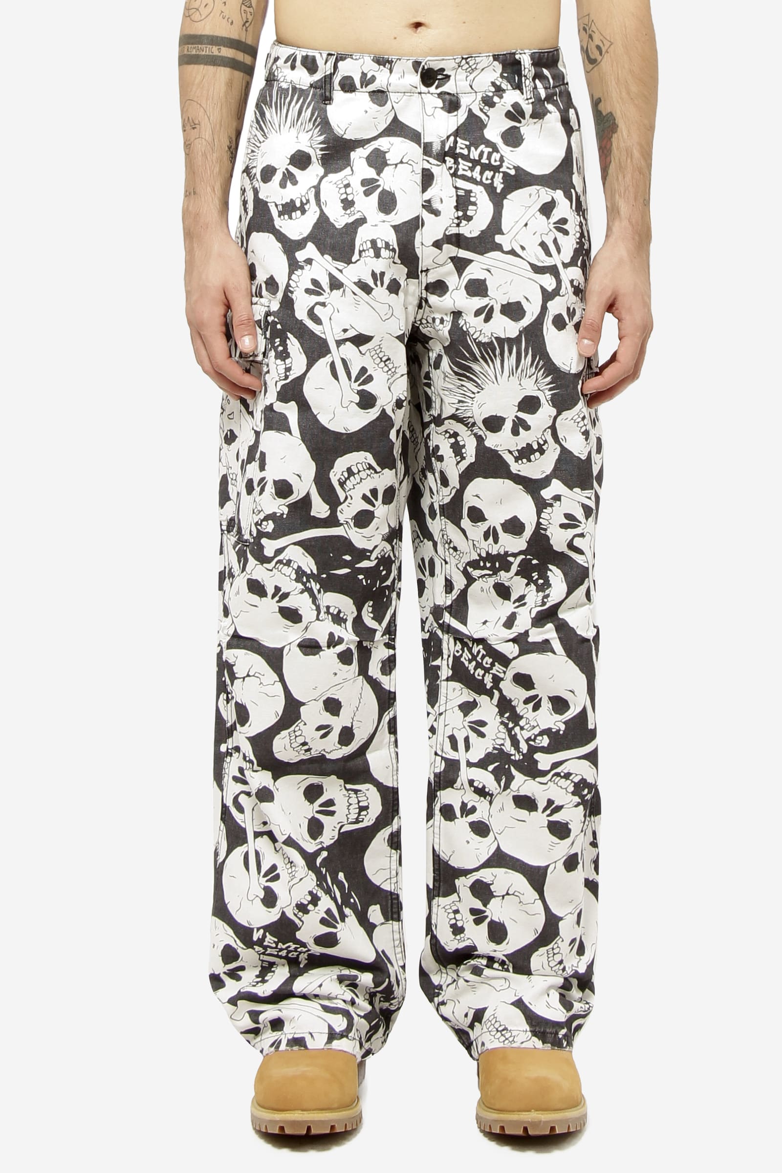 ERL Skull Printed Pants | italist