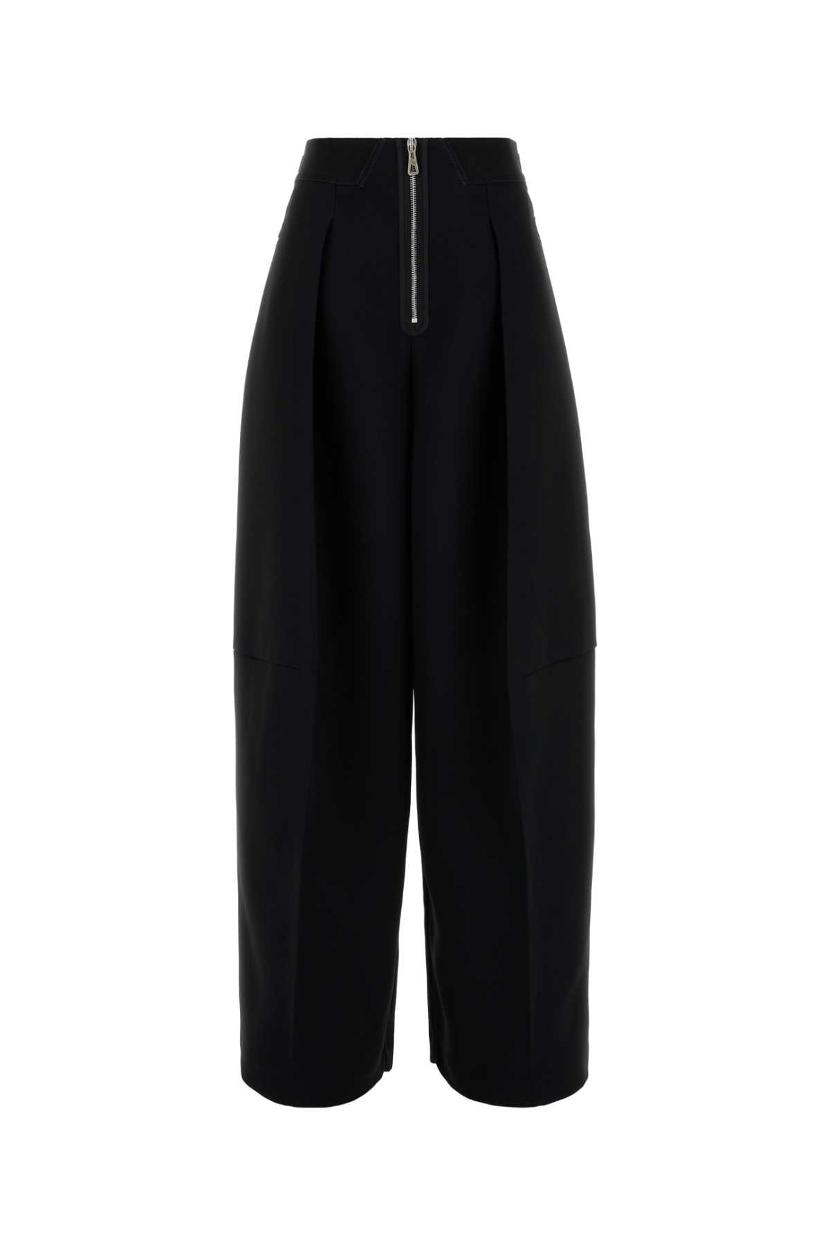 パンツ JeanPaul GAULTIER SS25 Black crepe pant (FPA187C081 00) The Crepe Pants (25-33-F-PA187-C081-BLACK)