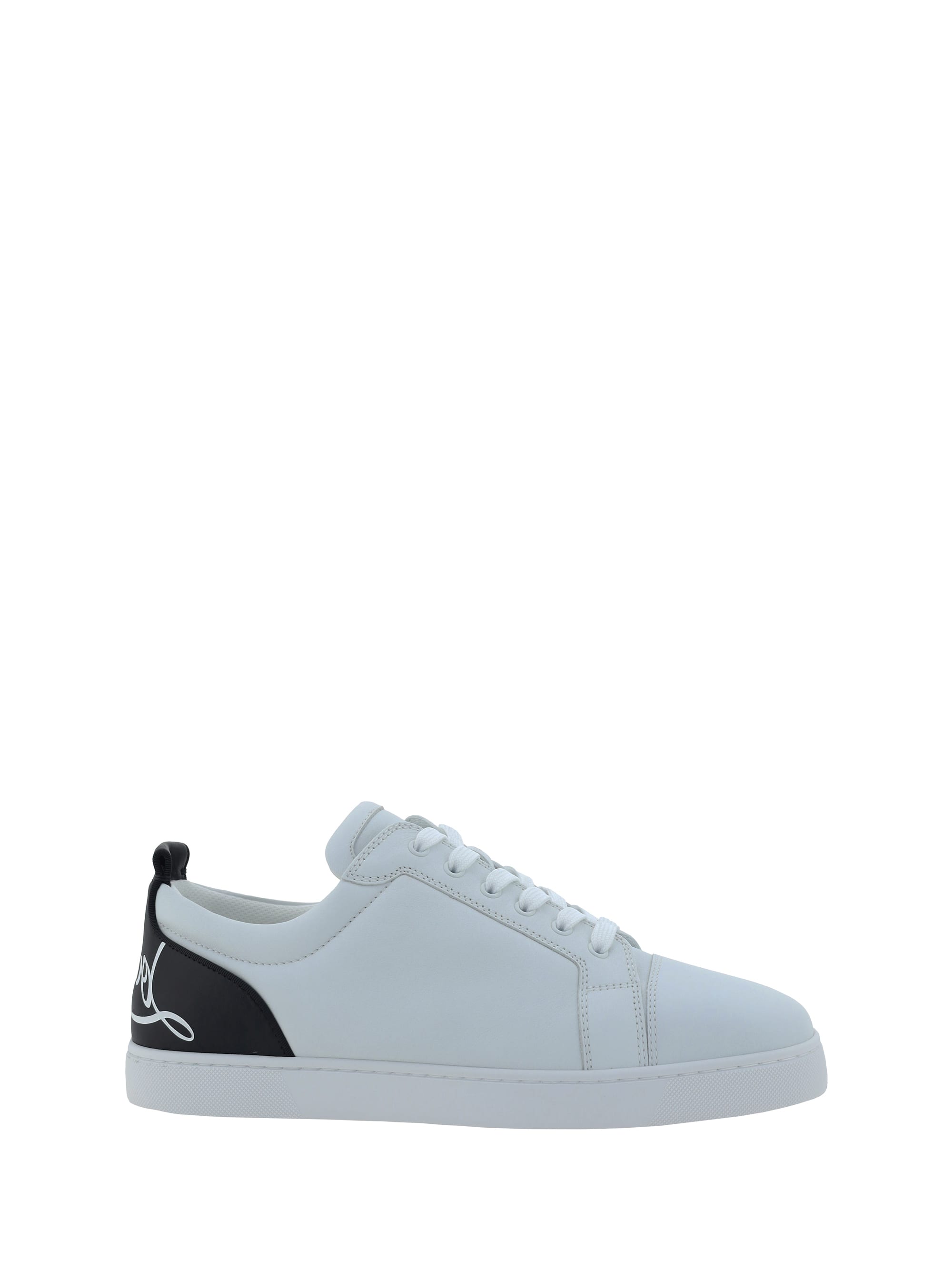 Christian Louboutin ♪ Fun Louis Junior スニーカー 324008 Fun Louis Junior - Sneakers - Smooth calf leather - White