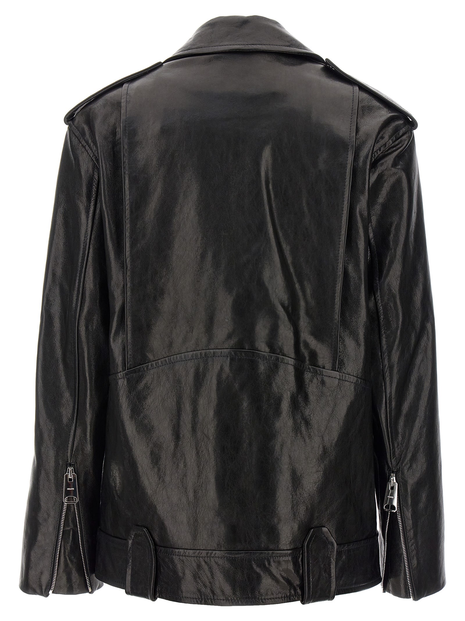 レザージャケット・コート KHAITE 'Hanson' leather biker jacket Khaite 'hanson' Leather Biker Jacket | italist