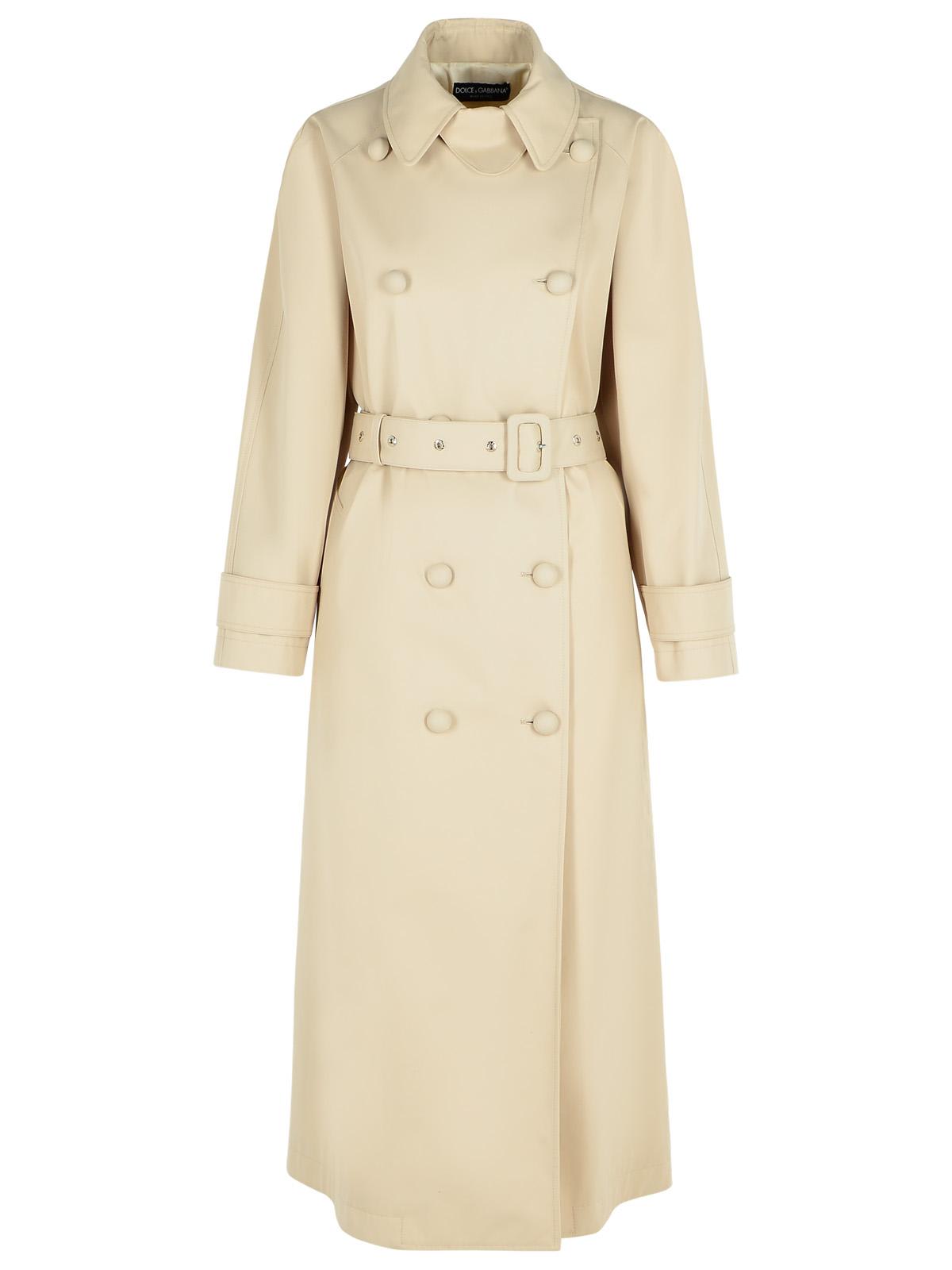 トレンチコート Dolce & Gabbana Over' Beige Polyester Blend Trench Coat Dolce & Gabbana 'over' Beige Polyester Blend Trench Coat