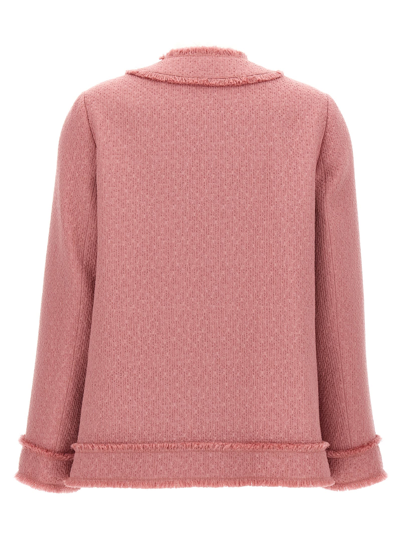 Dolce & Gabbana ツイードジャケット ブレザー ホワイト Rachel ホワイトのウィメンズ シングルブレストブレザー Rachel