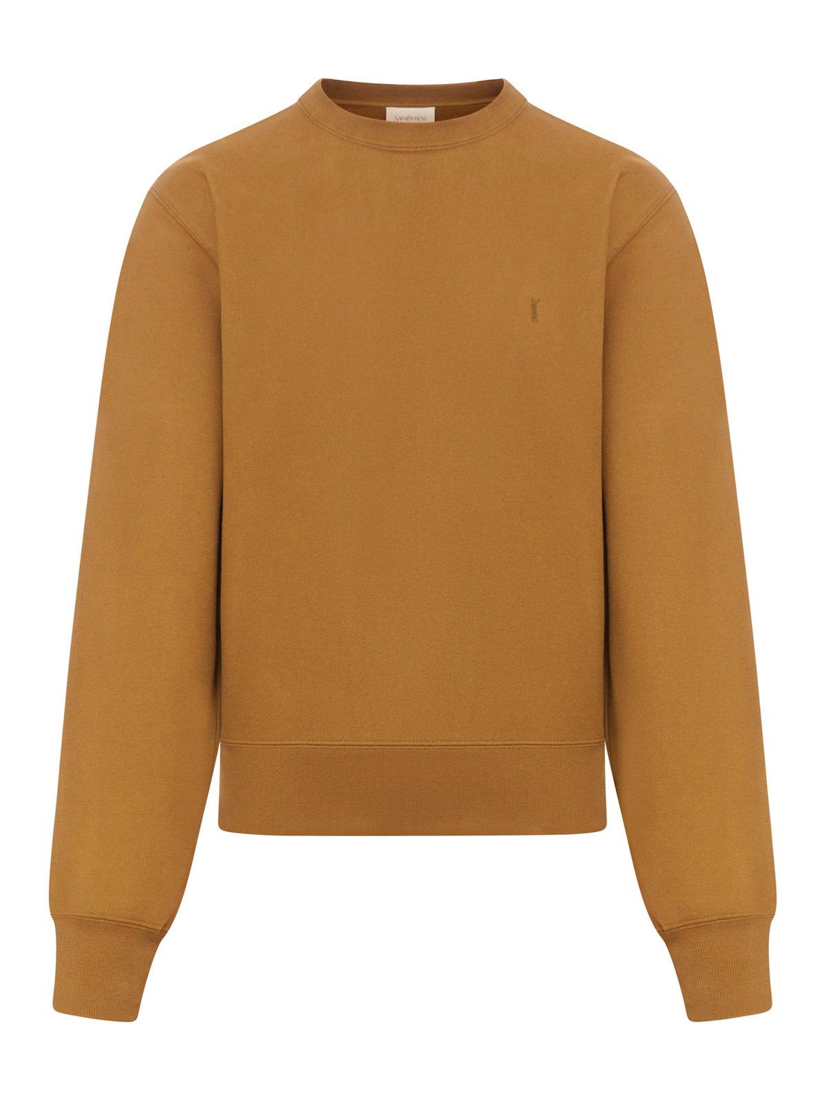 【送料&関税込】Saint Laurent cassandre Crew Neck Sweatshirt Saint Laurent Cassandre Crew Neck Sweatshirt | italist