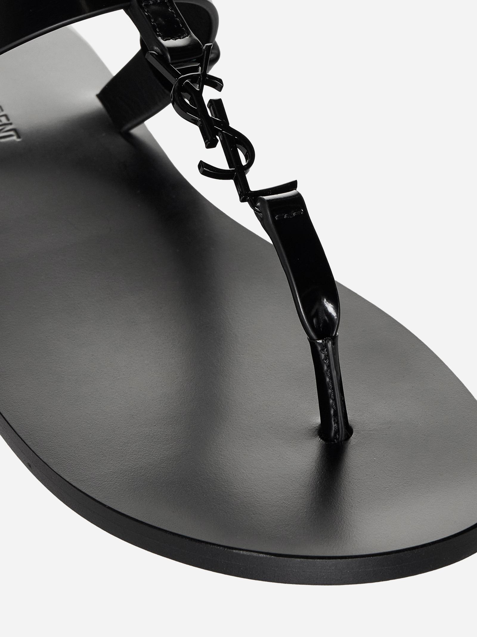 【Saint Laurent】YSL PEPE SANDAL◆818294DWEDD Saint Laurent 'pepe' Flat Sandal | italist