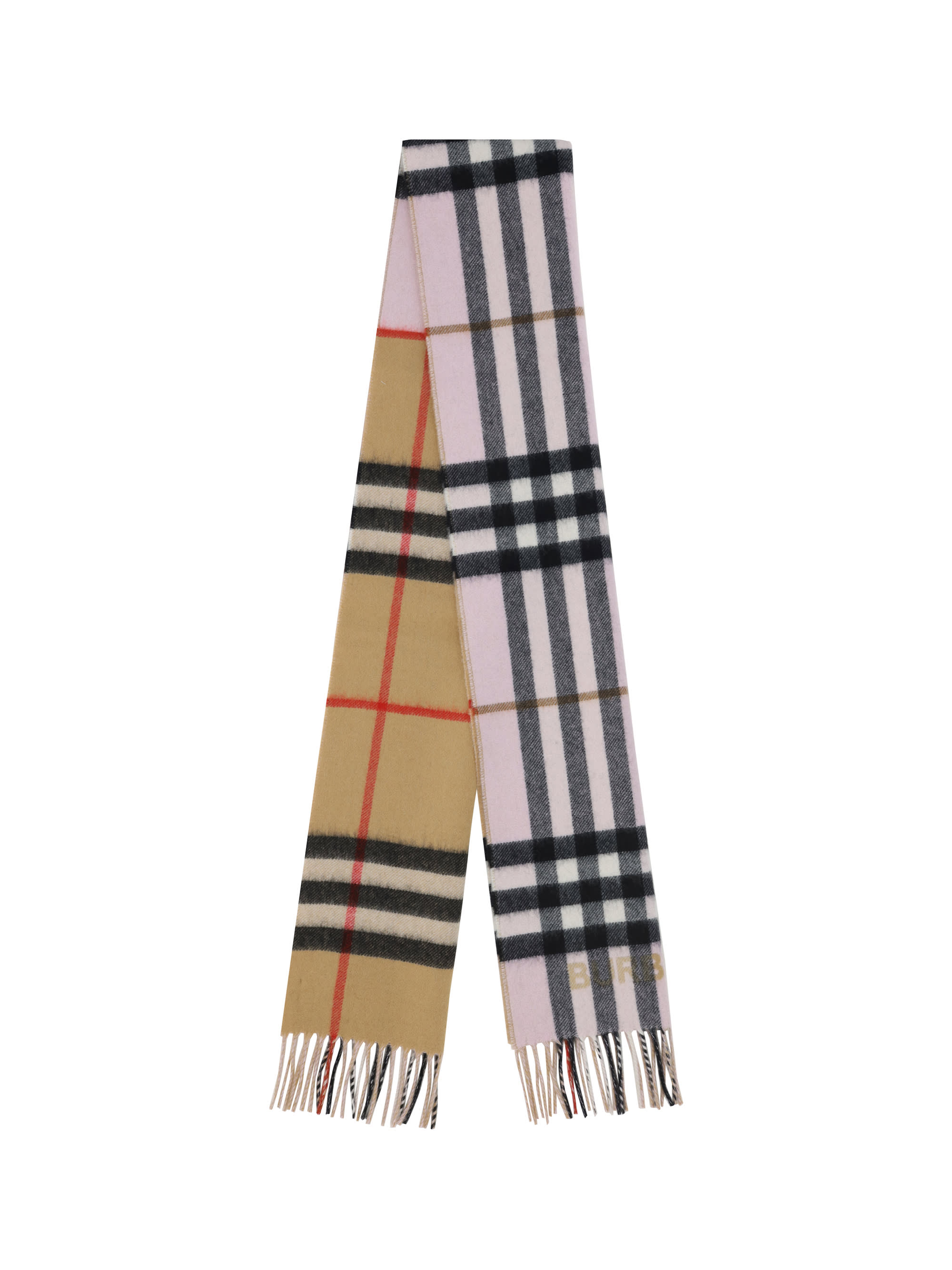 マフラー・ストール Burberry FW25 Embroidered cashmere scarf (8079995 A7026) Burberry Embroidered Cashmere Scarf | italist