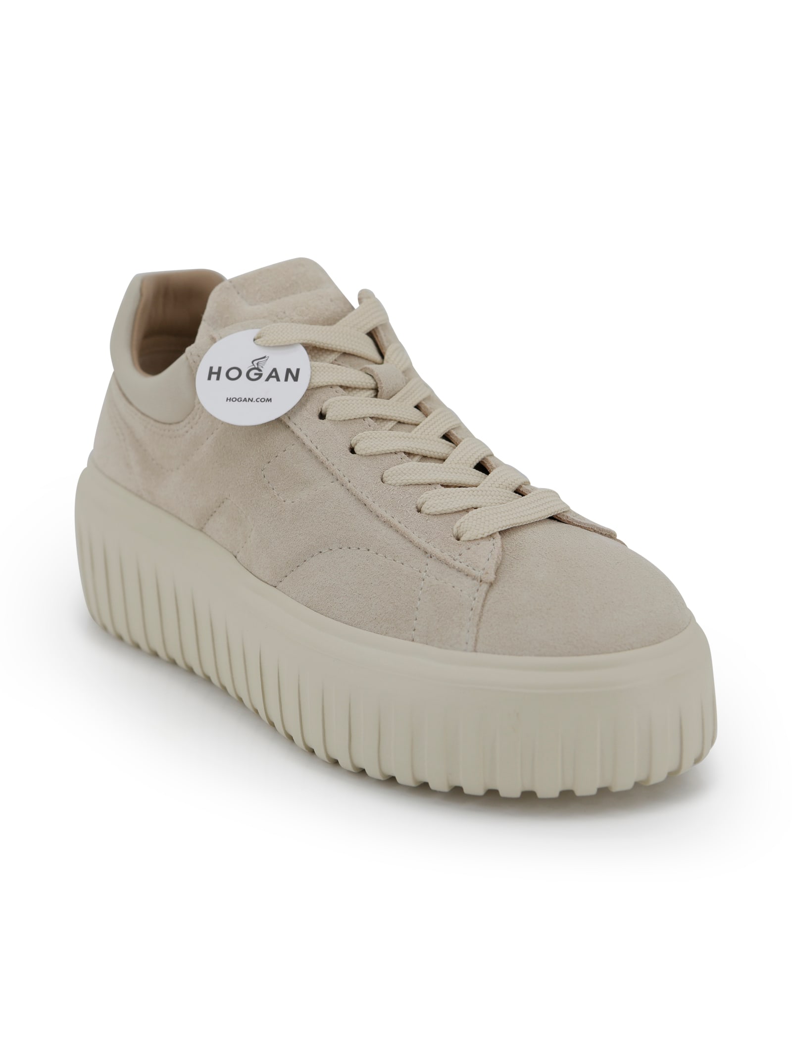 スニーカー HOGAN FW25 Hogan Sneakers Beige (HXW6450FC6T PJQC023) Sneakers Hogan H-Stripes BEIGE for Woman