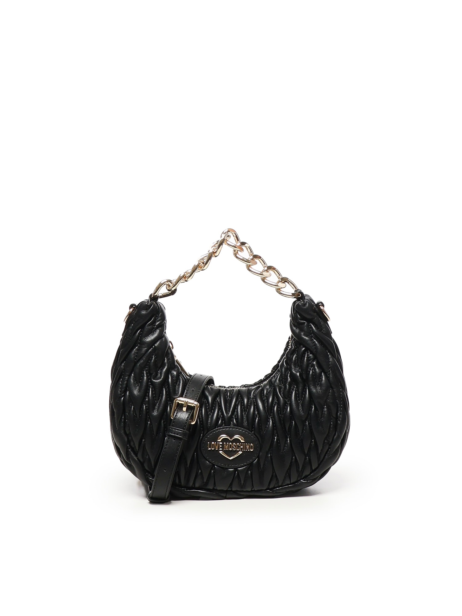 Love Moschino Quilted Bag With Logo | italist