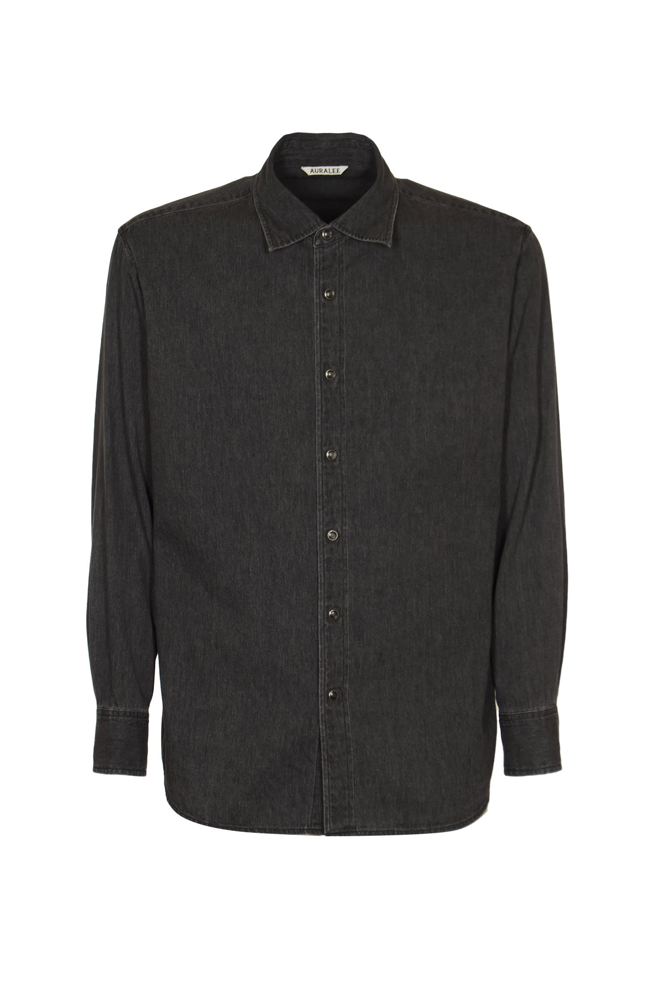 Auralee Selvedge Super Light Denim Shirt | italist