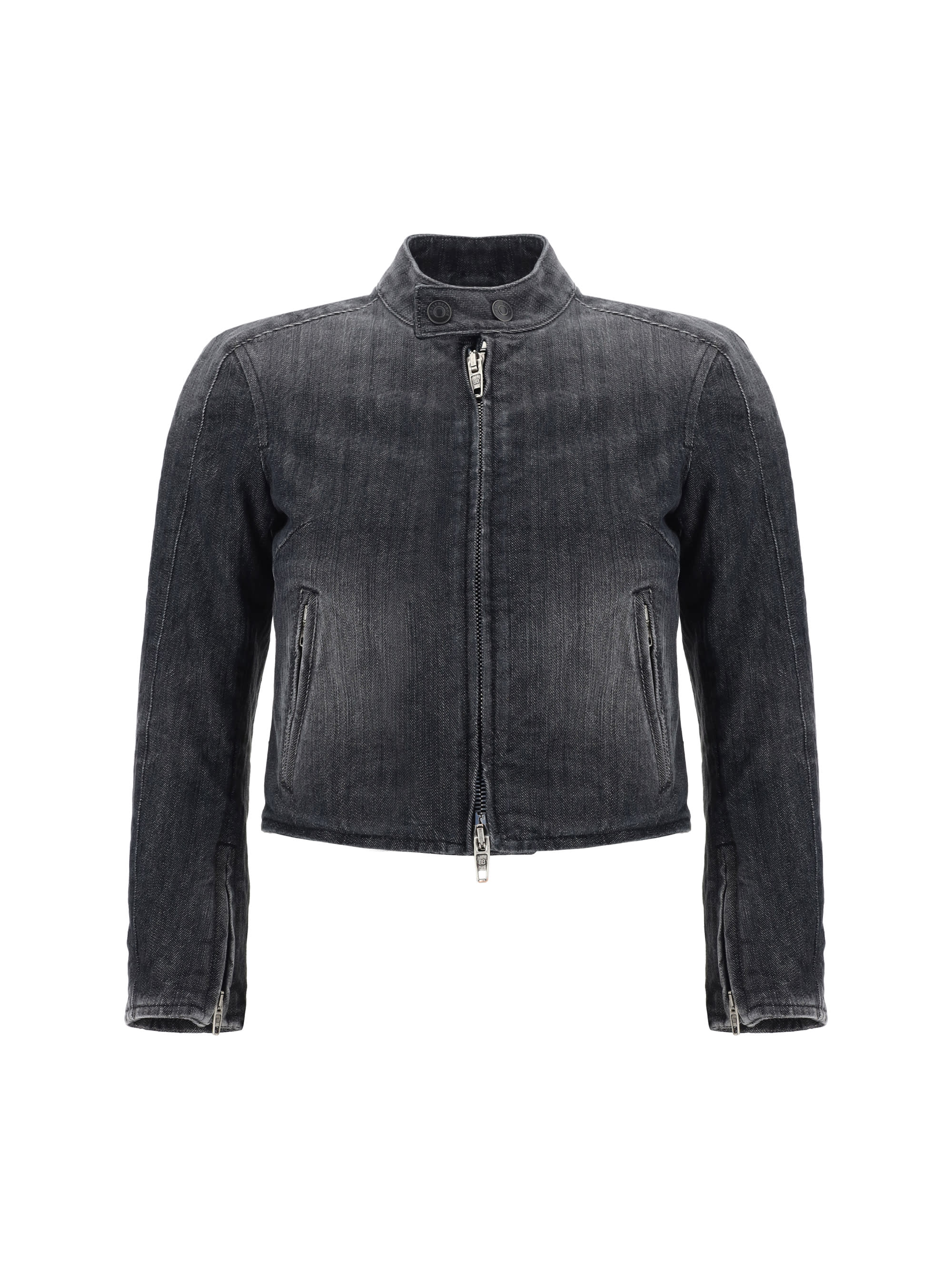 ジャケット BALENCIAGA Women Jackets 831515TRO06 1000 BLACK Women's Balenciaga Back Zip-up Jacket in Black | Balenciaga US