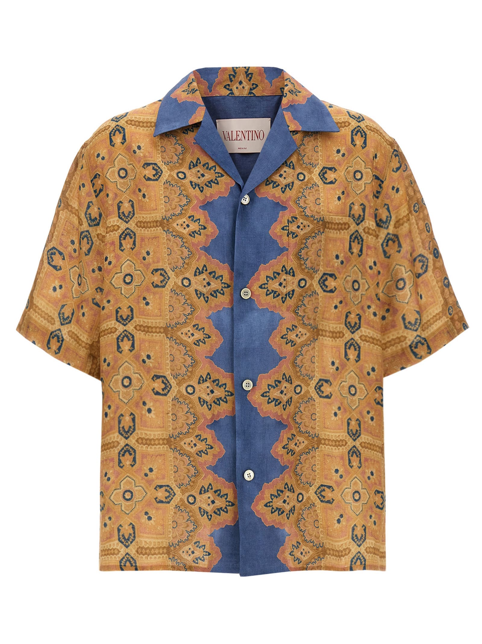 Tシャツ・カットソー VALENTINO Valentino Garavani 'Voyage Imaginaire' shirt Valentino Garavani Voyage Imaginaire-print Bowling Shirt