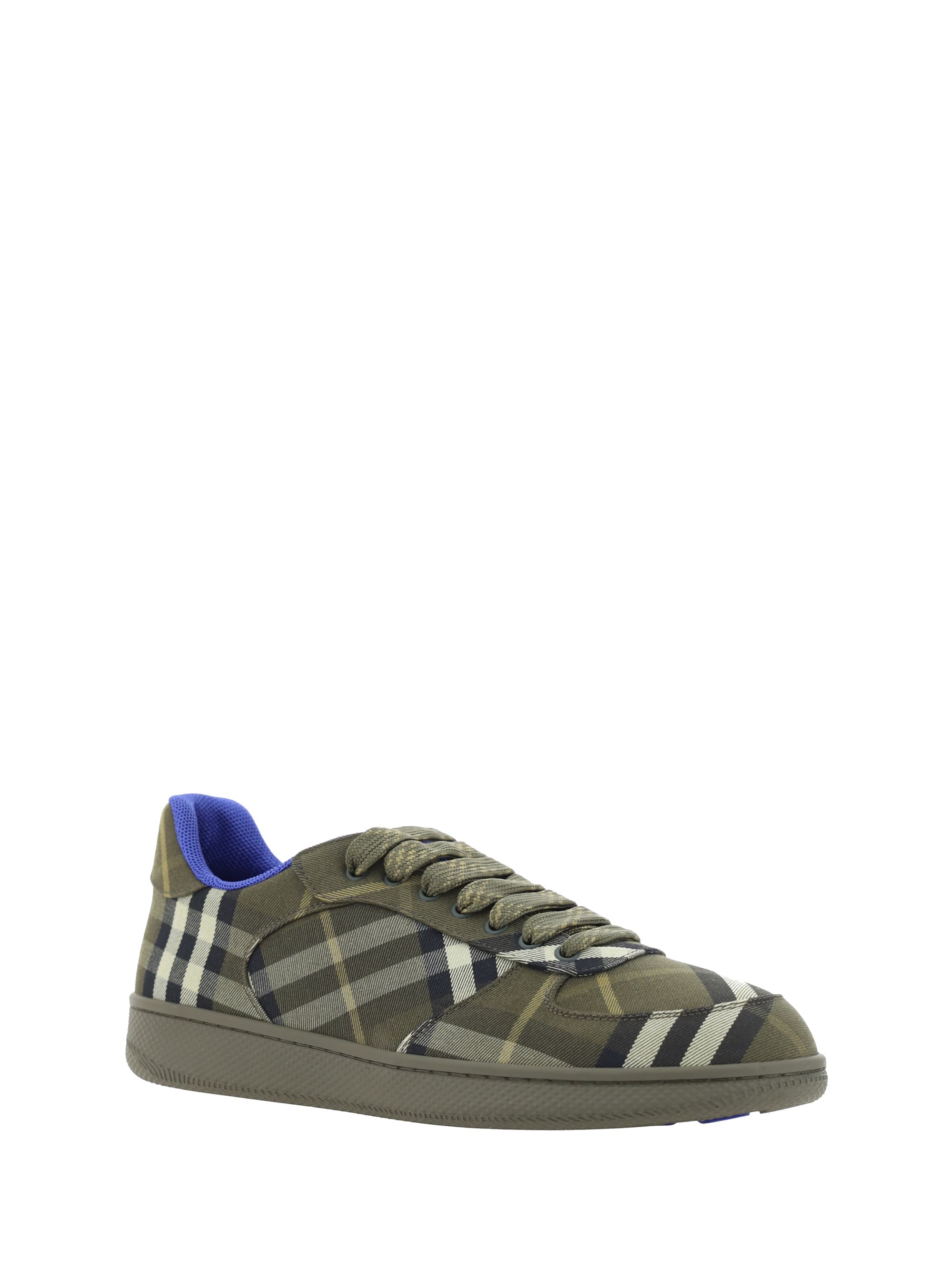 Burberry Checked Terrace Lace-up Sneakers | italist, ALWAYS