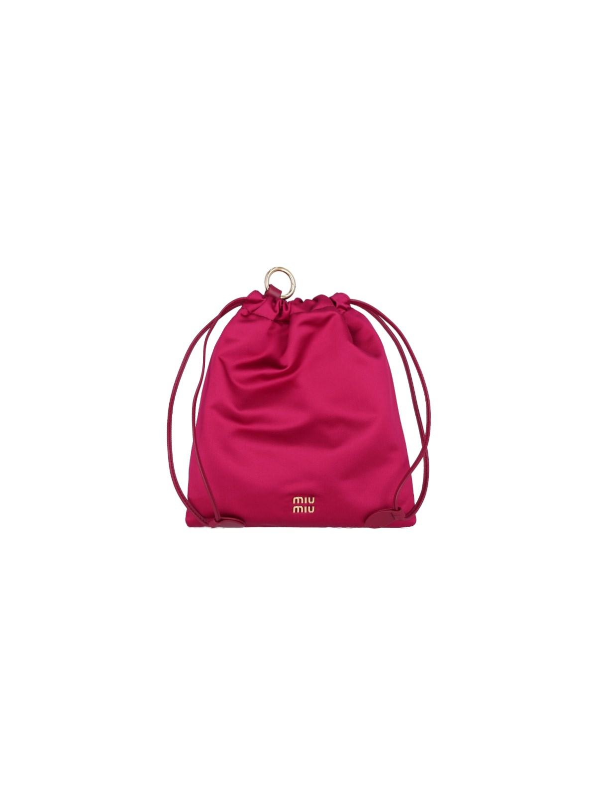 Miu Miu Duchesse Logo Pouch | italist
