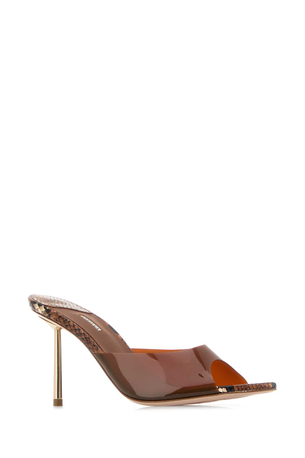 サンダル・ミュール LE SILLA SS25 Brown PVC Bella mules (6613B080BMPXDUR 733) Le Silla Brown Pvc Bella Mules | italist