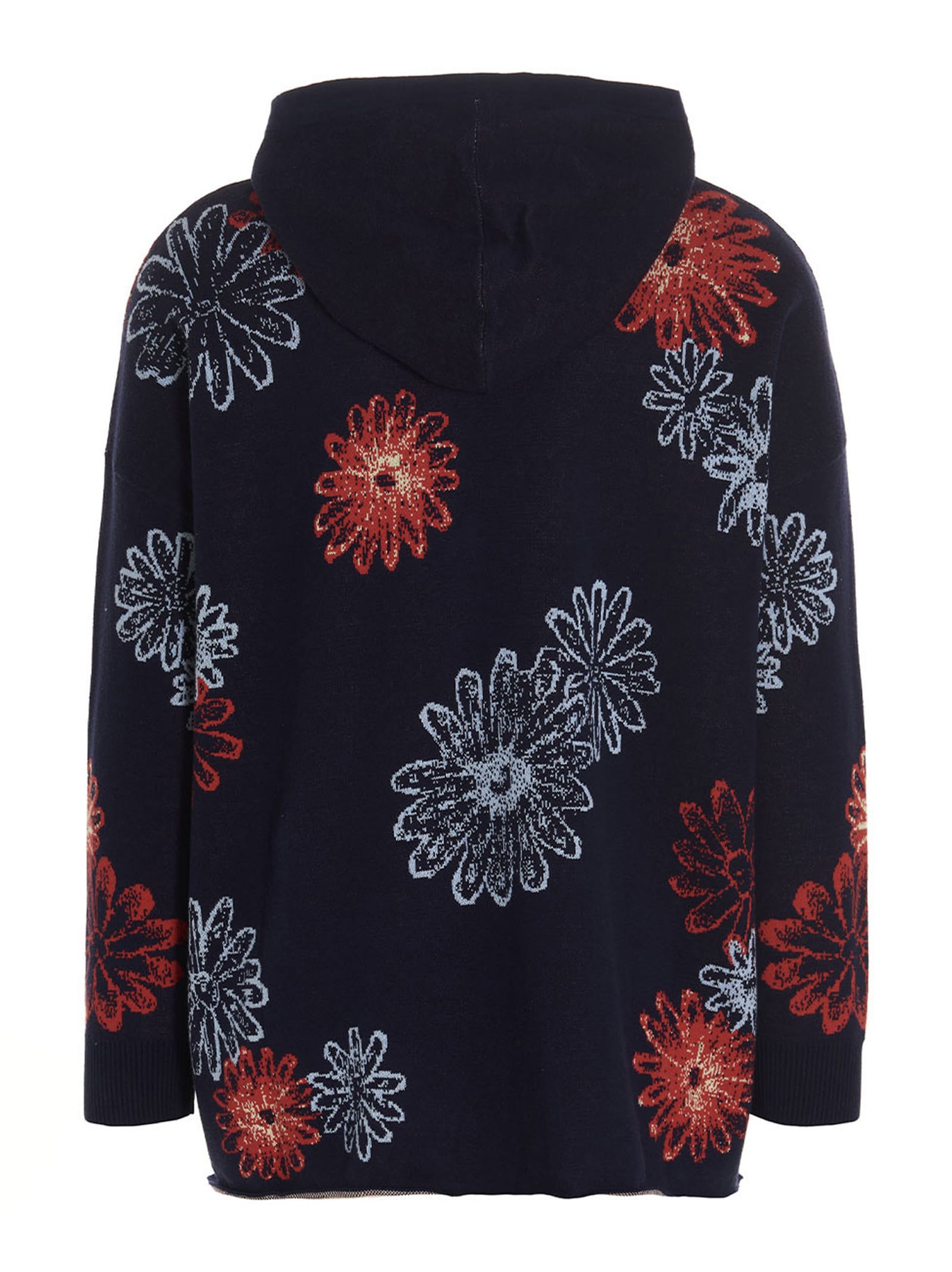 パーカー・フーディ BLUEMARBLE SS23 'Knitted Jacquard' hoodie (HO10KN14A23 NAV) パーカー・フーディ BLUEMARBLE SS23 'Knitted Jacquard' hoodie