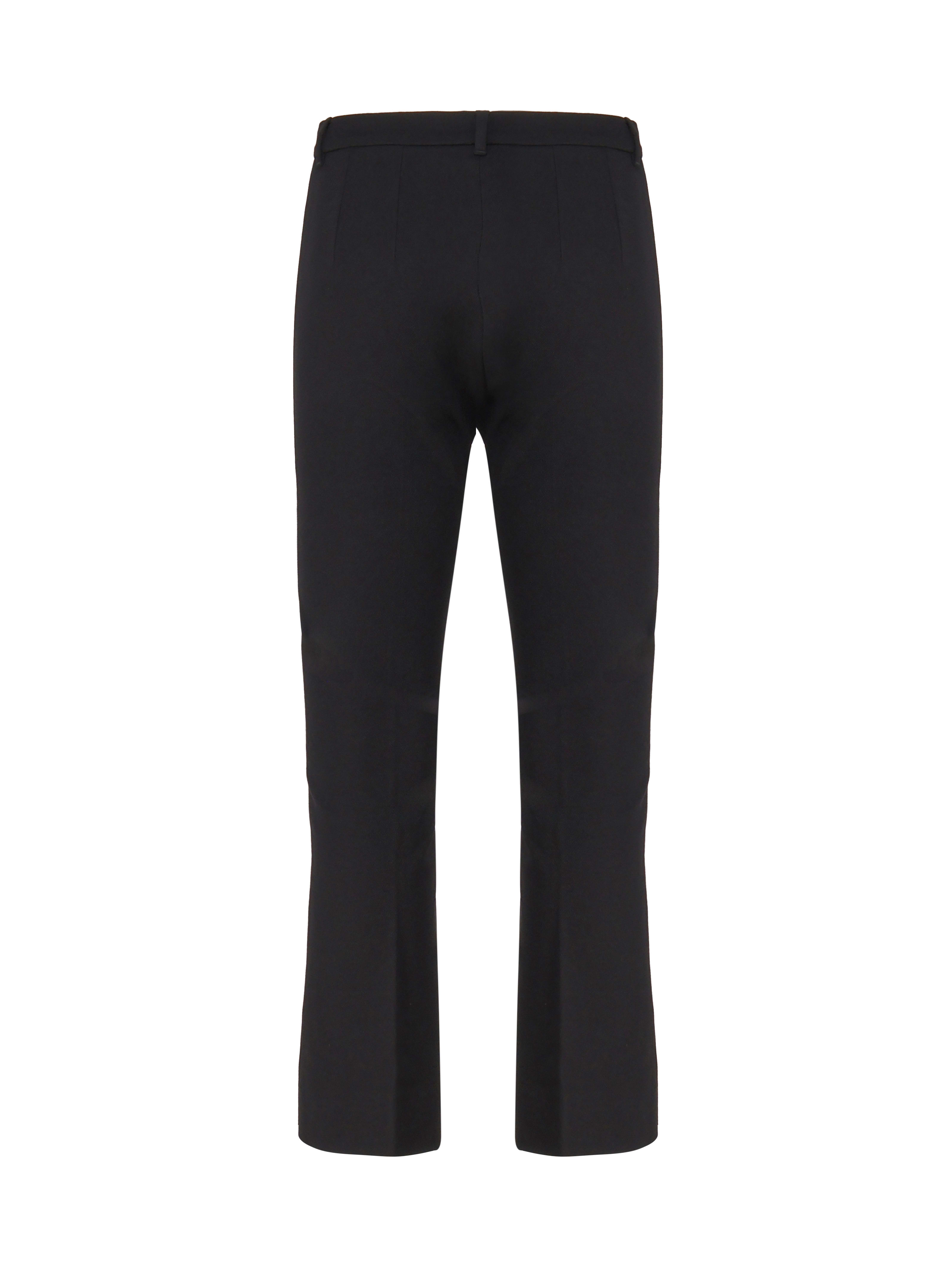MAX MARA｜SLACKS (UMANITA (29136101 027 / 29136101600 02 Stretch cotton-blend trousers, black | 