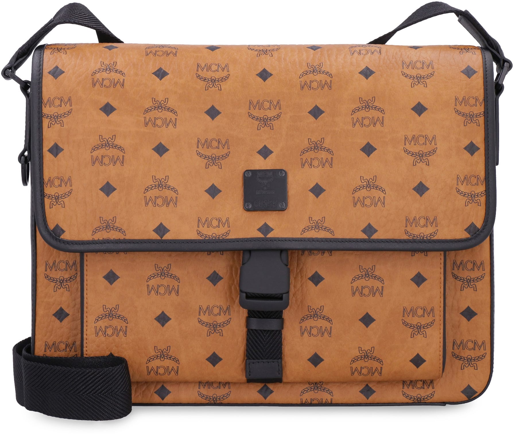 Bally Pennant monogram-pattern Messenger Bag - Neutrals