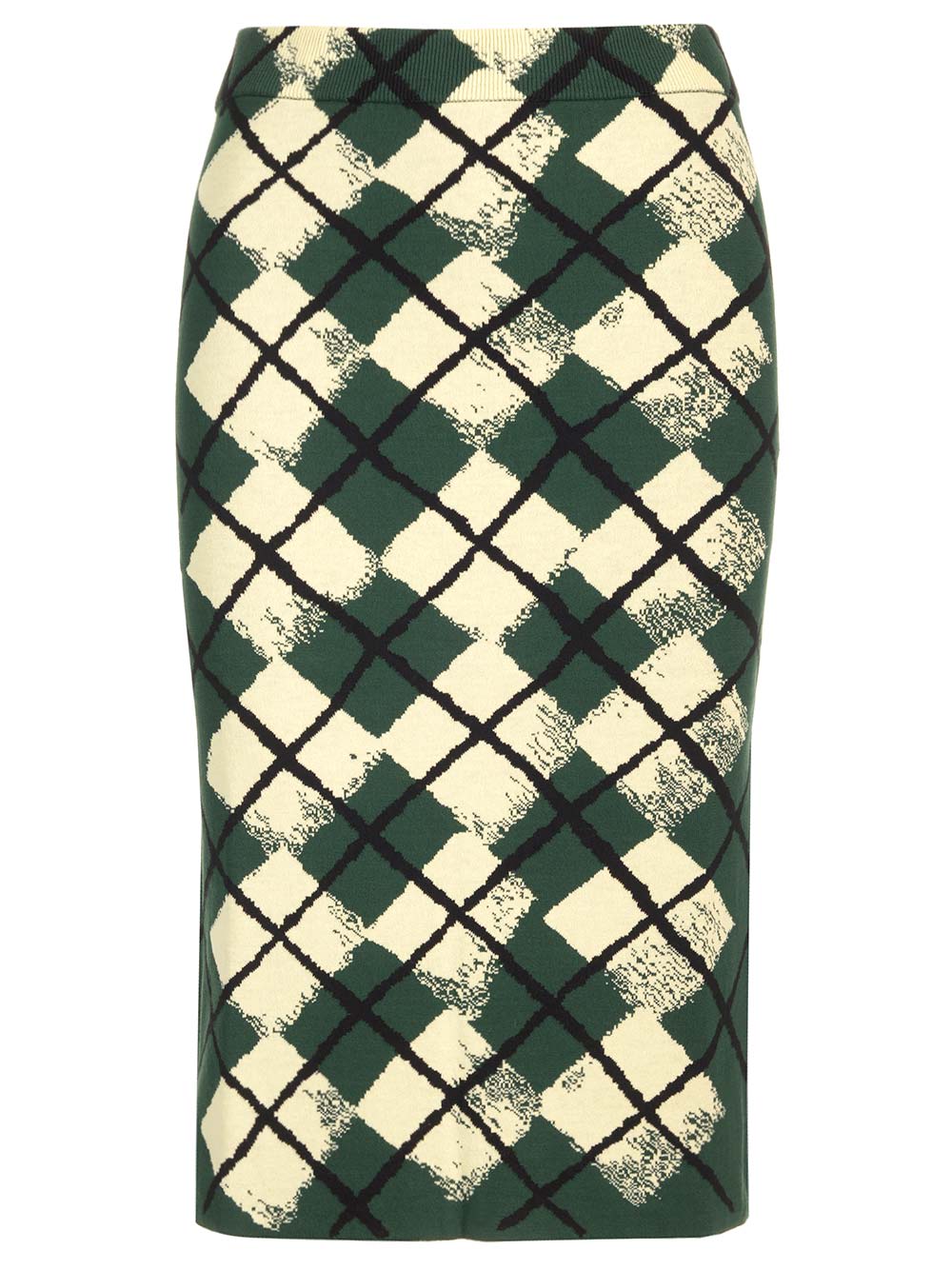 【関税込み】BURBERRY Argyle pattern skirt Burberry Argyle Pattern Skirt | italist
