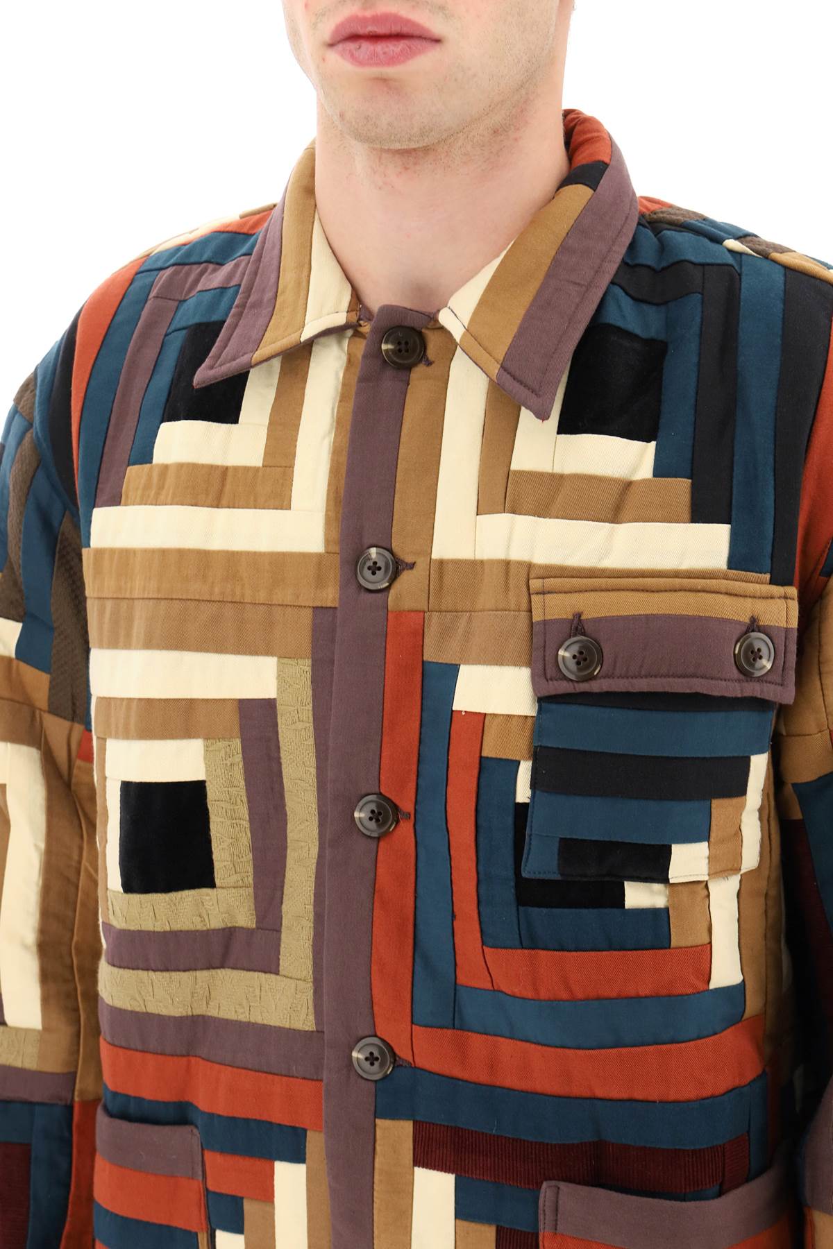 Bode 'Swing Dance' Patchwork Jacket