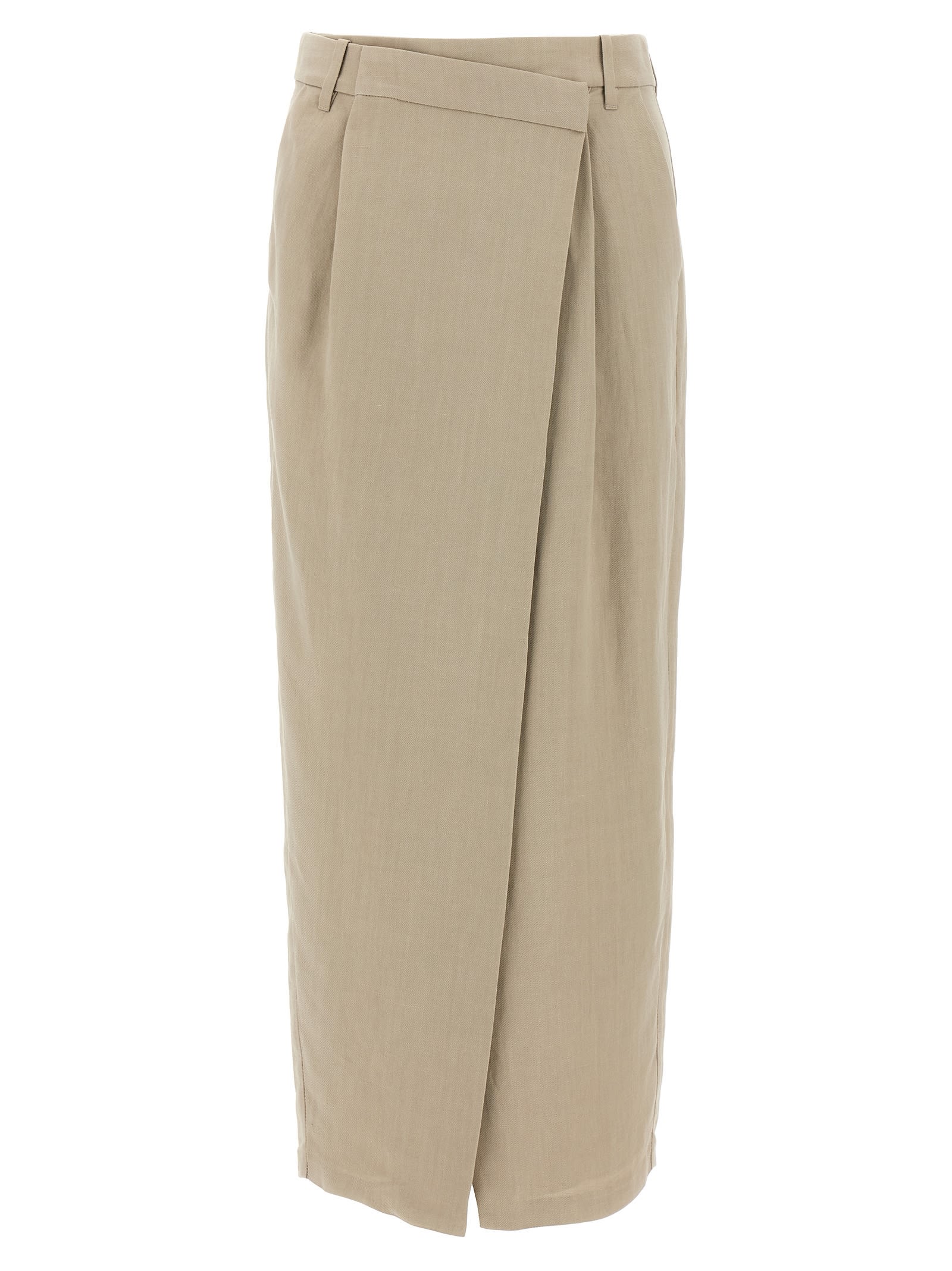 【関税込み】BRUNELLO CUCINELLI WRAP' SKIRT Brunello Cucinelli Wrap Skirt | italist