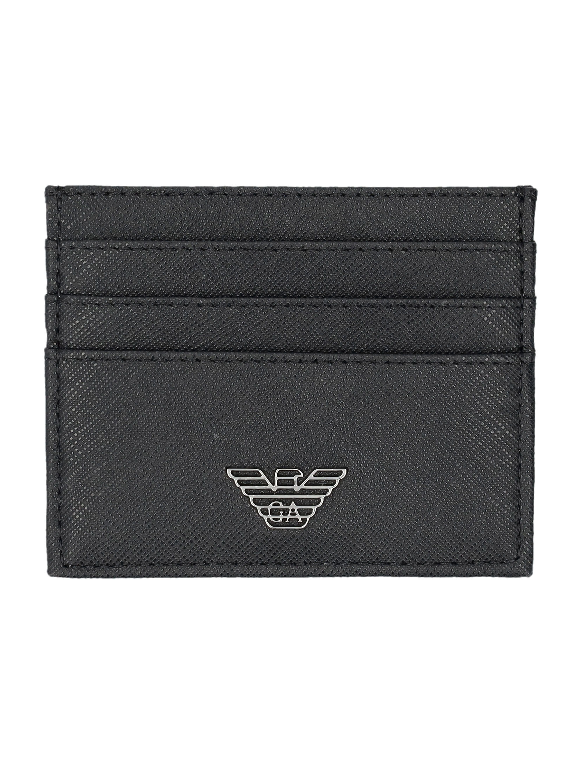 Emporio Armani Regenerated-leather Card Holder | italist, ALWAYS LIKE A SALE