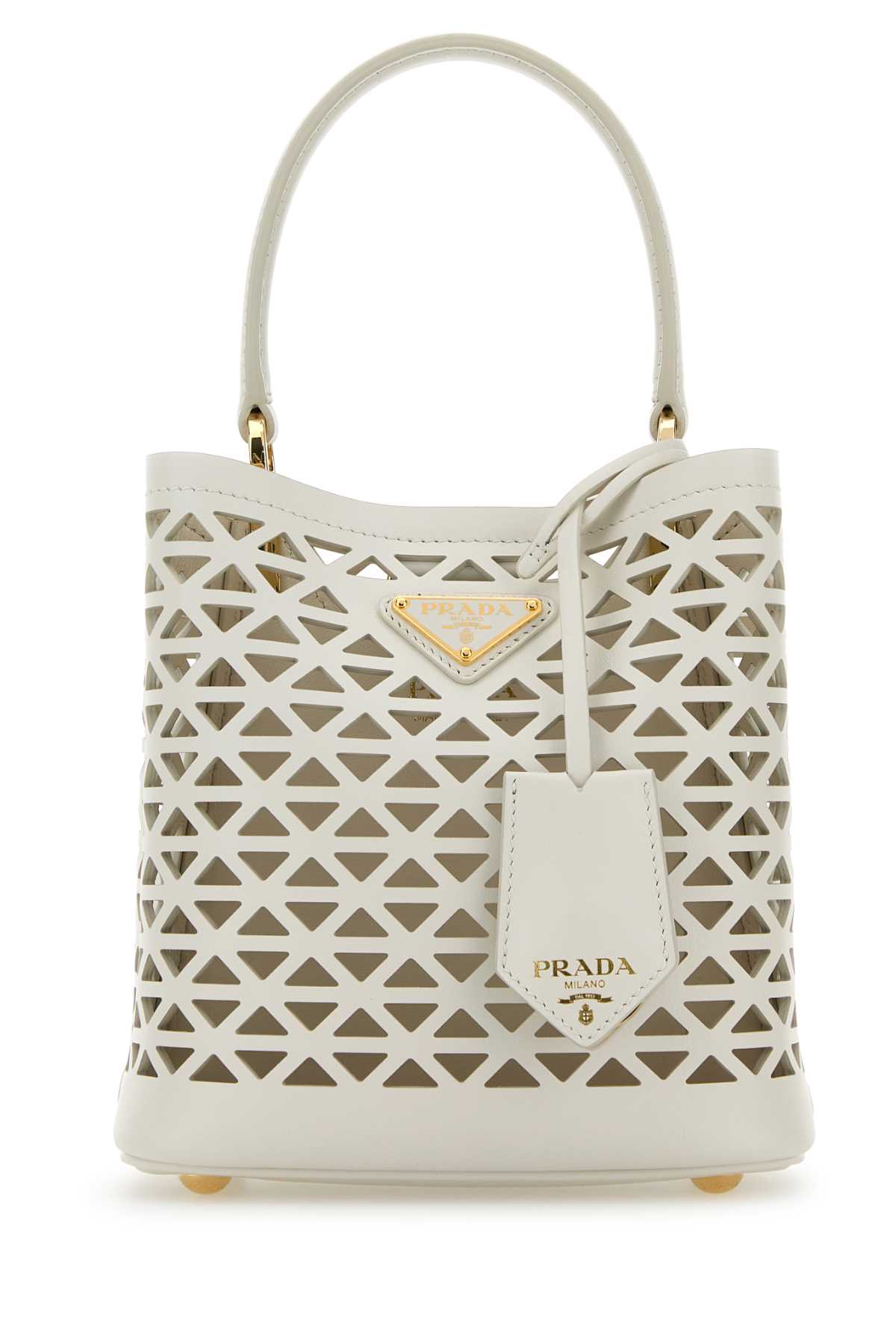 ハンドバッグ Prada White Leather Small Handbag Prada White Leather Small Handbag | italist